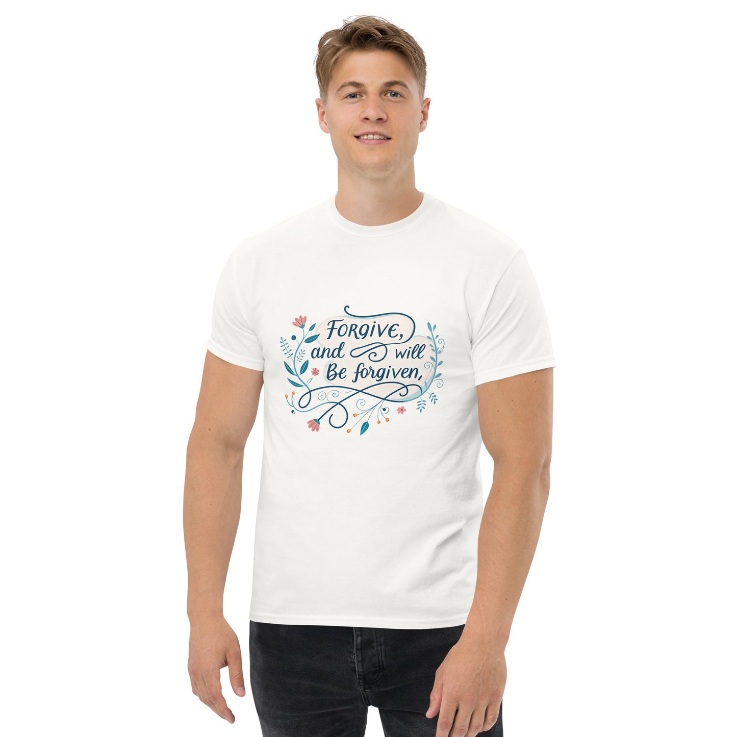 Christian Inspirational T-Shirt - Forgive -RKM Inspiration - 73404787