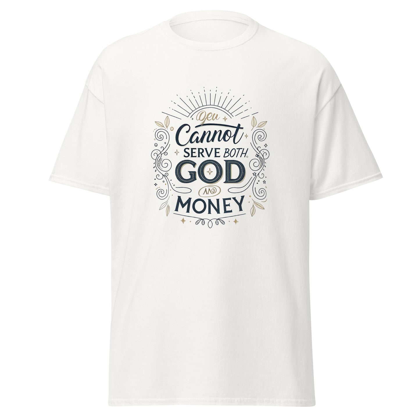 Christian Inspirational T-Shirt - God vs. Money -RKM Inspiration - 21257202
