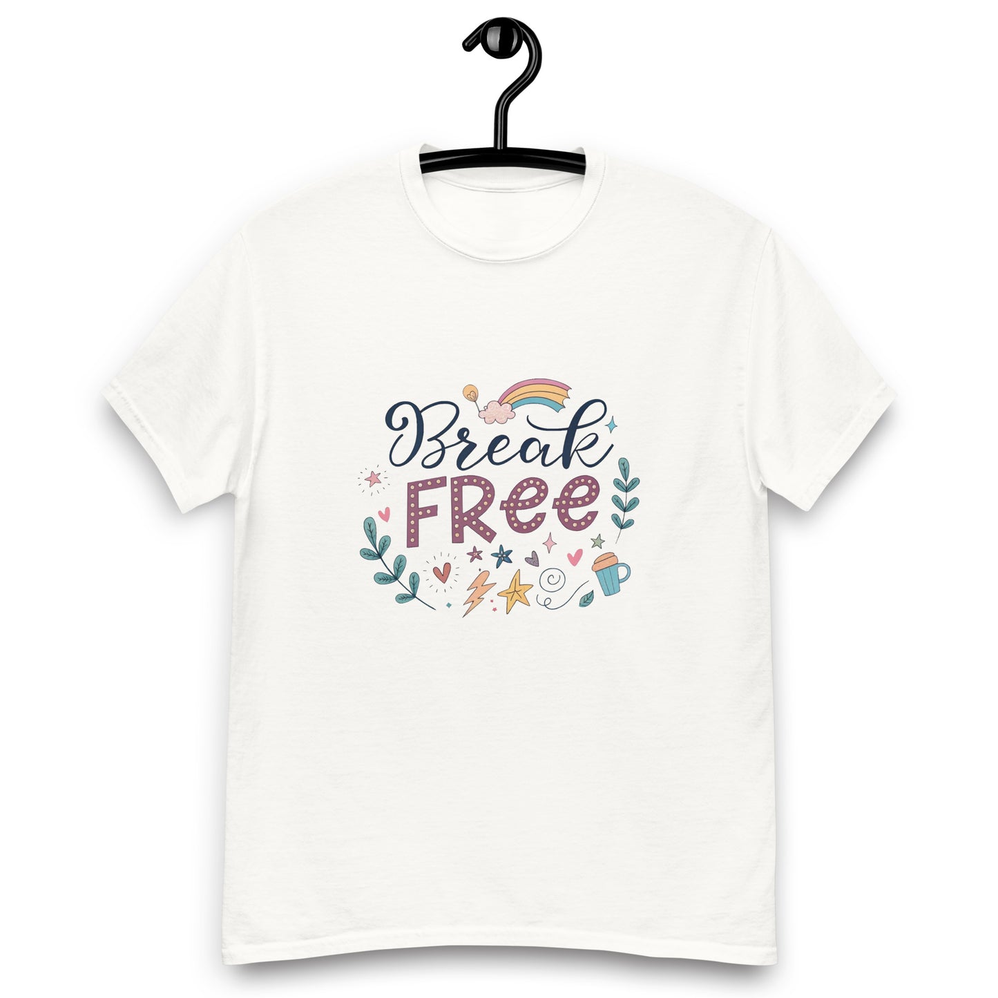 Break Free - Unisex classic tee with print -RKM Inspiration - 40026792