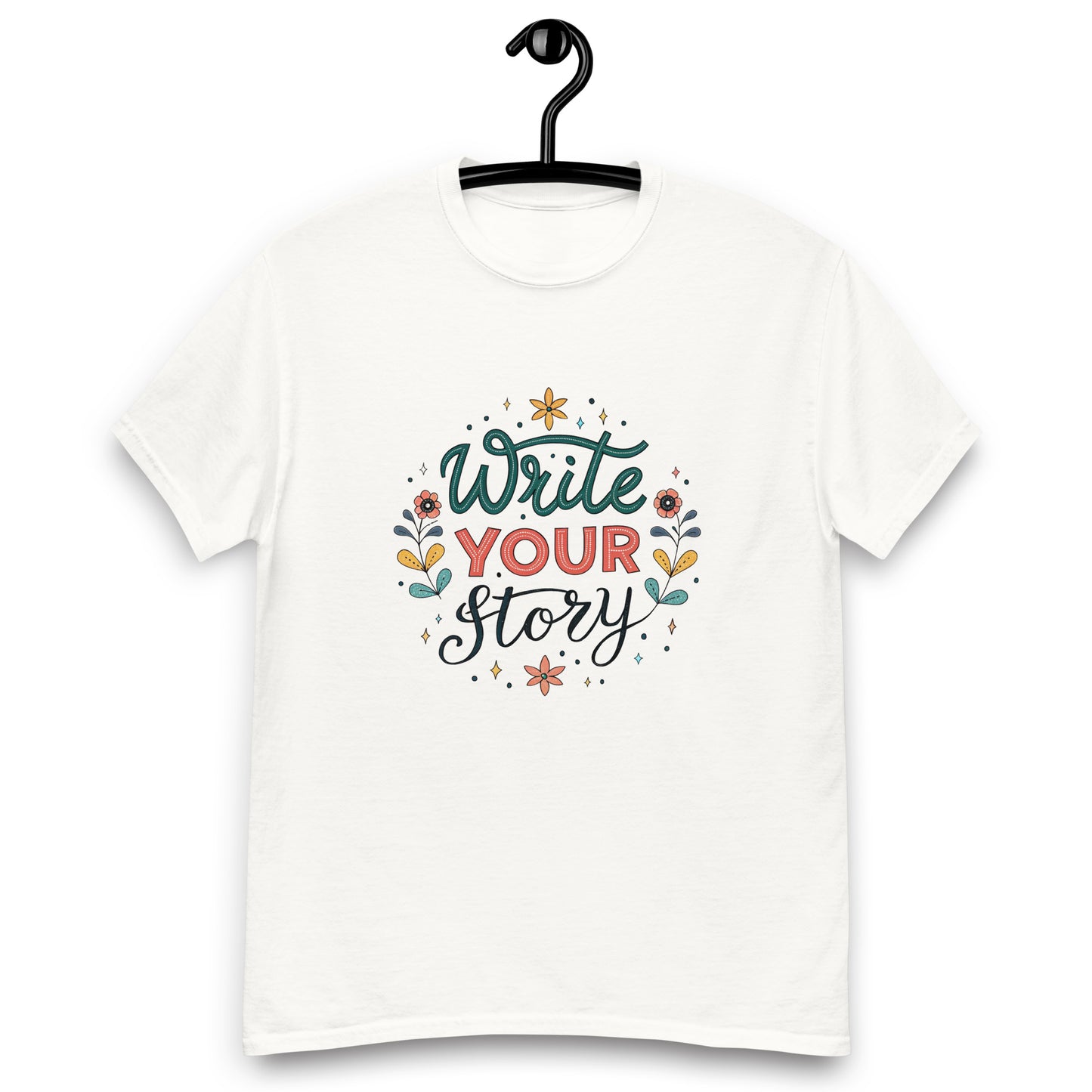 Write Your Story - Unisex classic tee with print -RKM Inspiration - 93228580