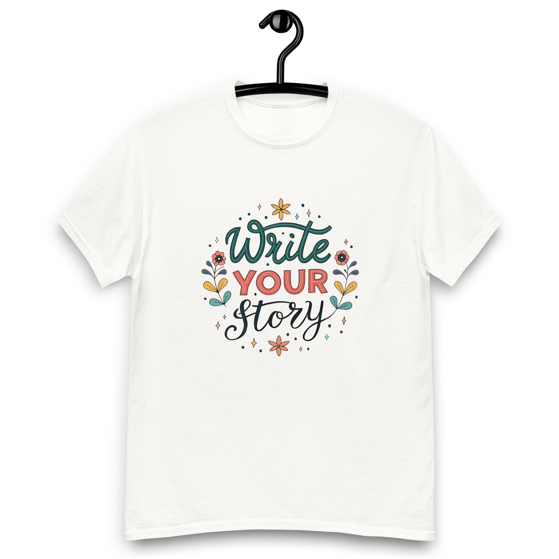 Write Your Story - Unisex classic tee with print -RKM Inspiration - 93228580