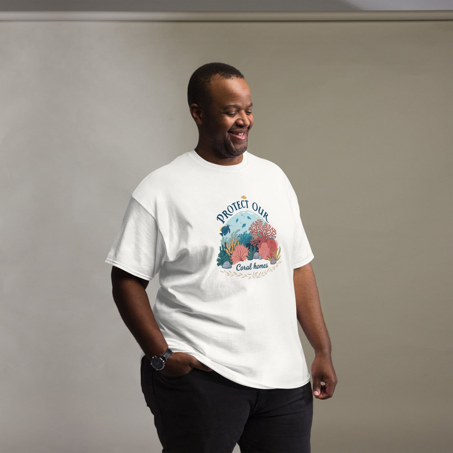 Protect Our Coral Home 2 - tee with print -RKM Inspiration - 50215360