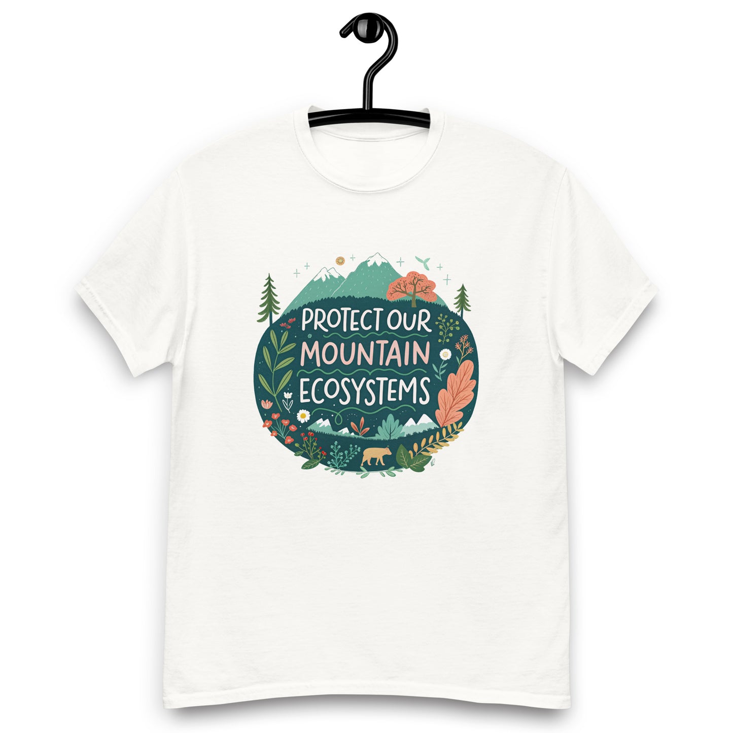 Protect Our Mountains tee with print -RKM Inspiration - 54091574