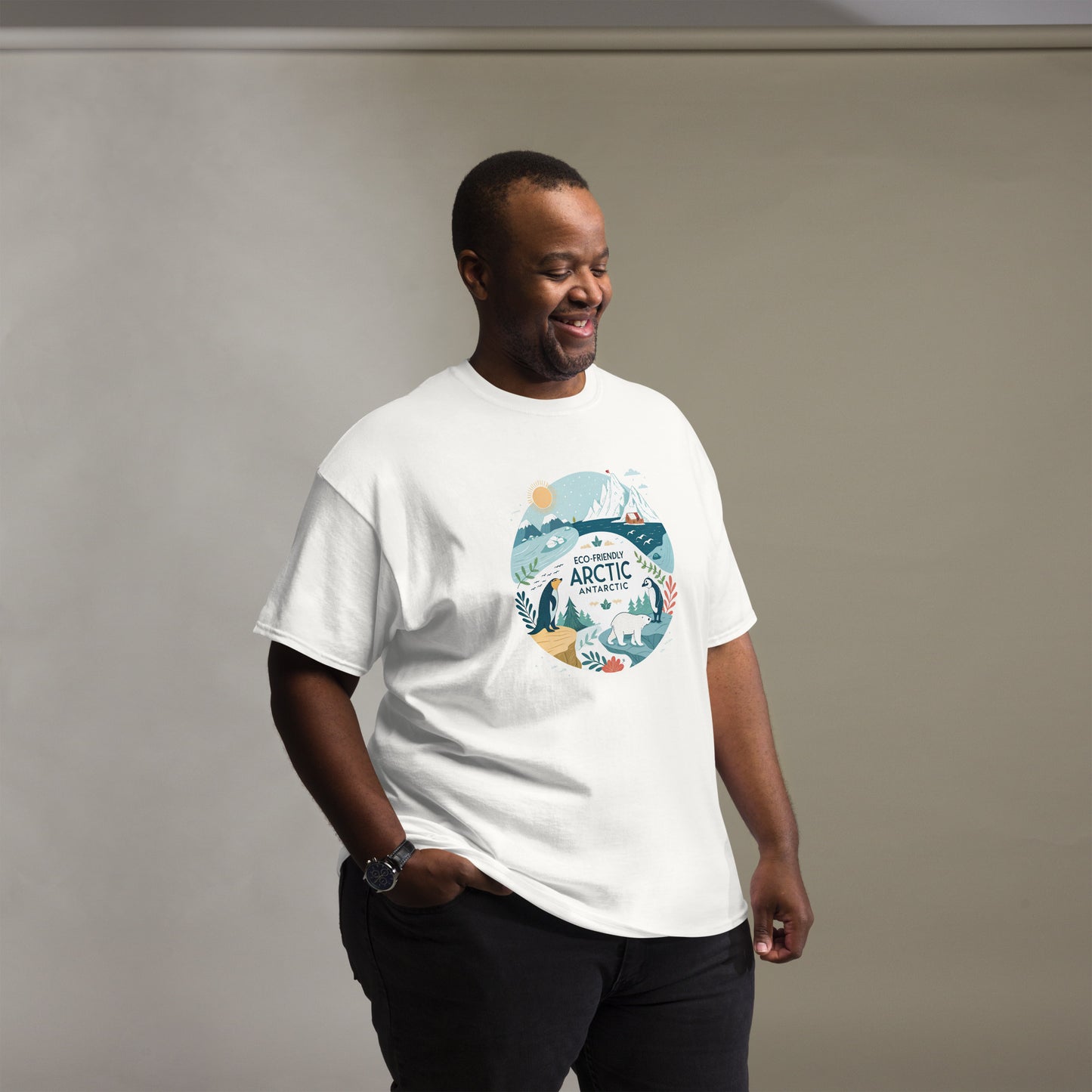 Protect the Arctic - Unisex classic tee with print -RKM Inspiration - 27667362