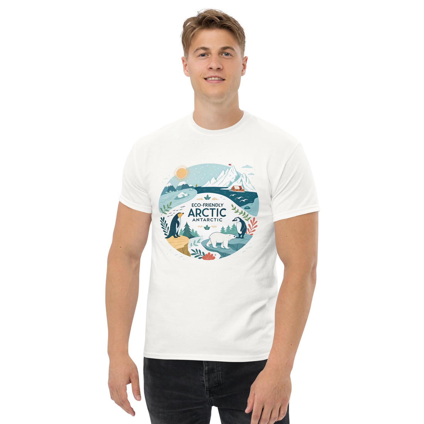 Protect the Arctic - Unisex classic tee with print -RKM Inspiration - 29501768