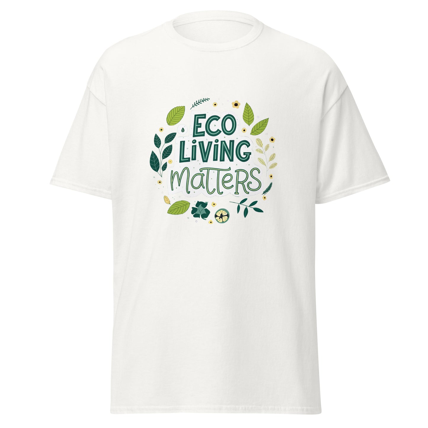 Eco Living Matters Tee with Print -RKM Inspiration - 99295976