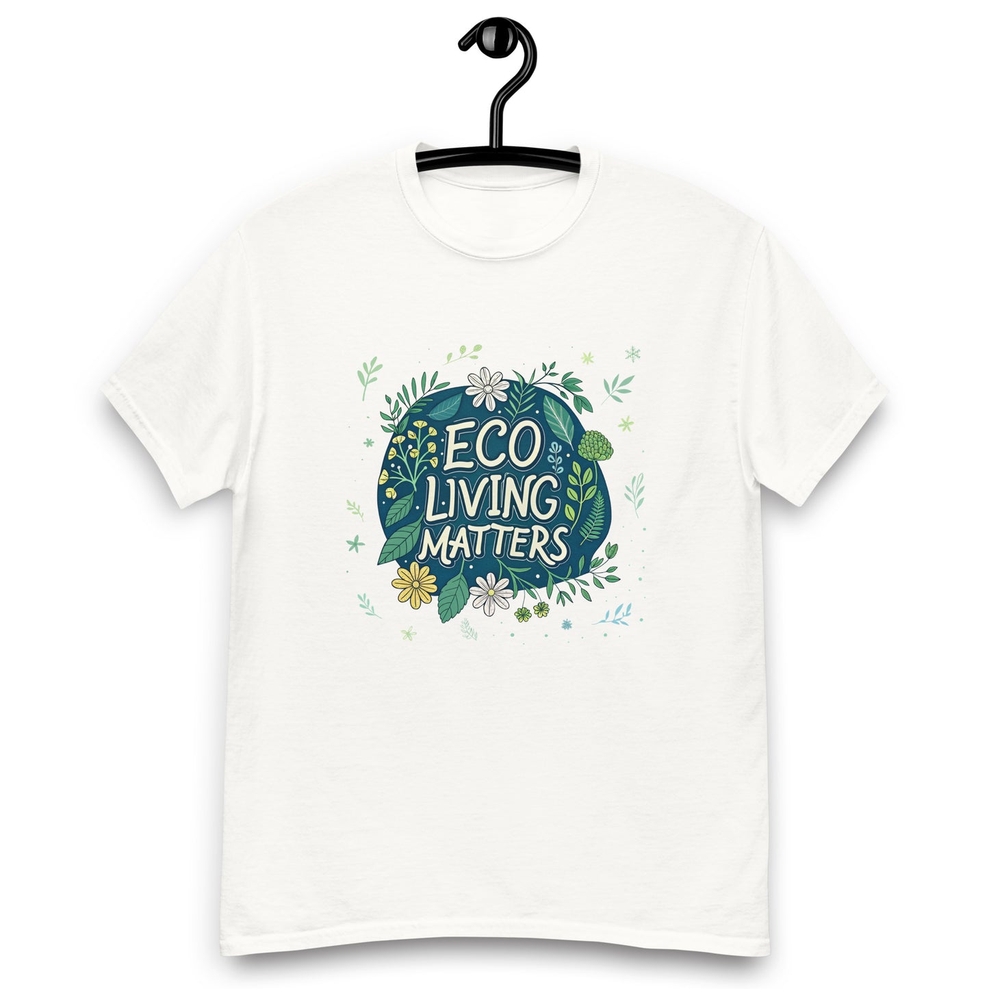 Eco Living Matters - Unisex classic tee with print -RKM Inspiration - 72683591