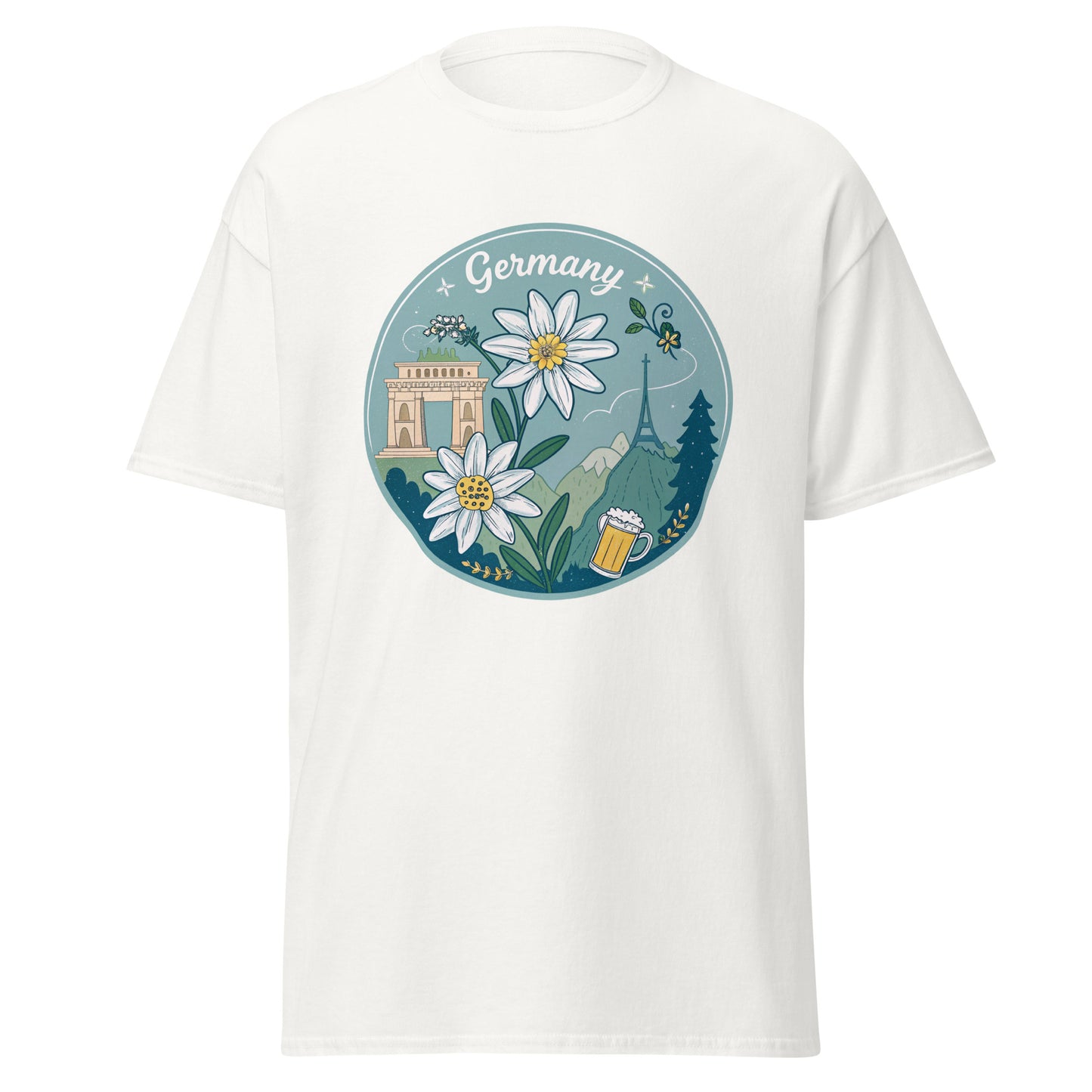 Germany - Unisex classic tee with print -RKM Inspiration - 63189472