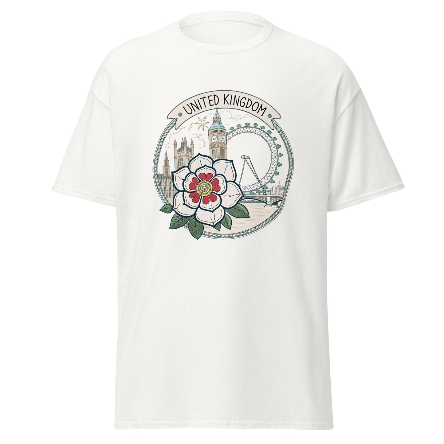 United Kingdom - Unisex classic tee with print -RKM Inspiration - 8194978