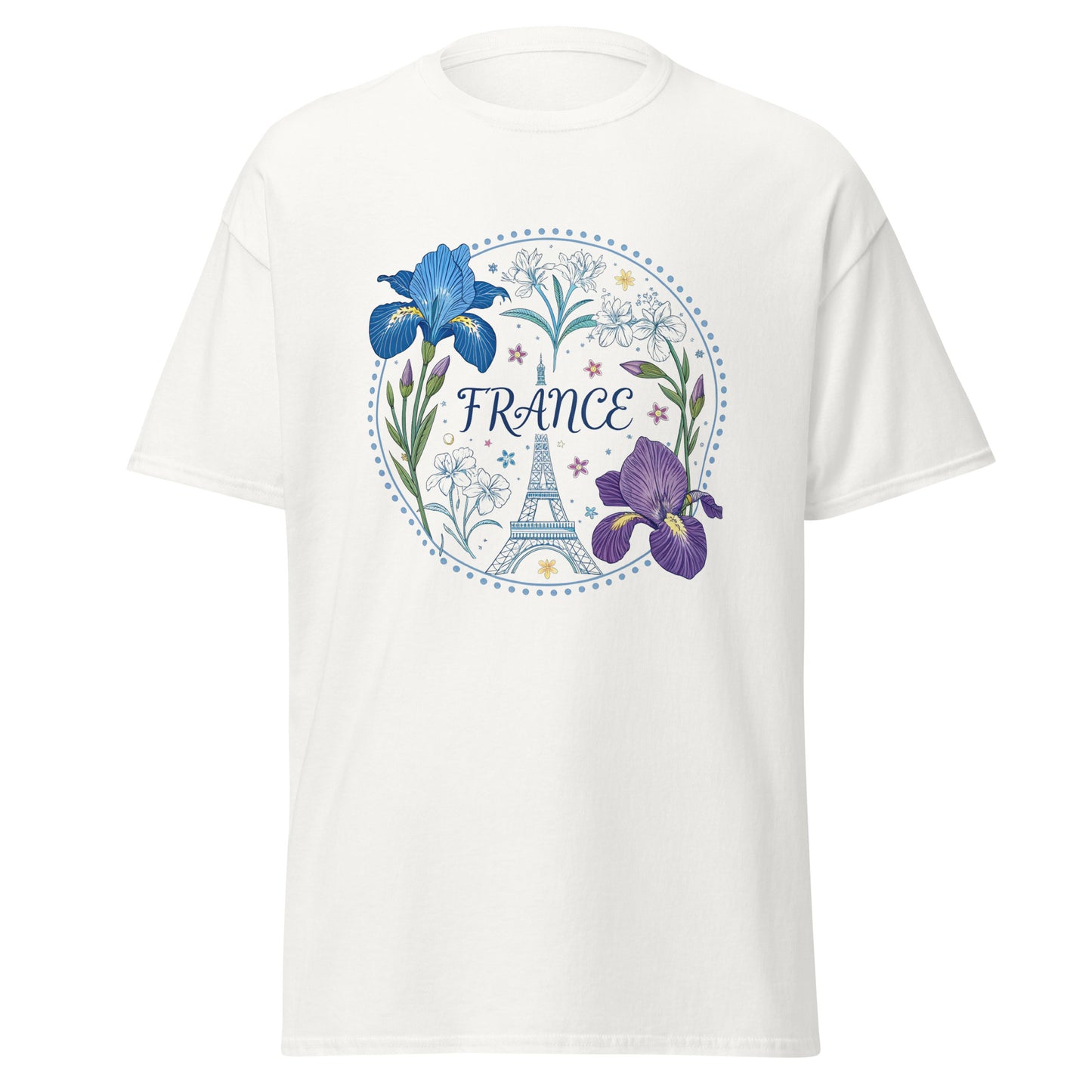 France - Unisex classic tee with print -RKM Inspiration - 35779489