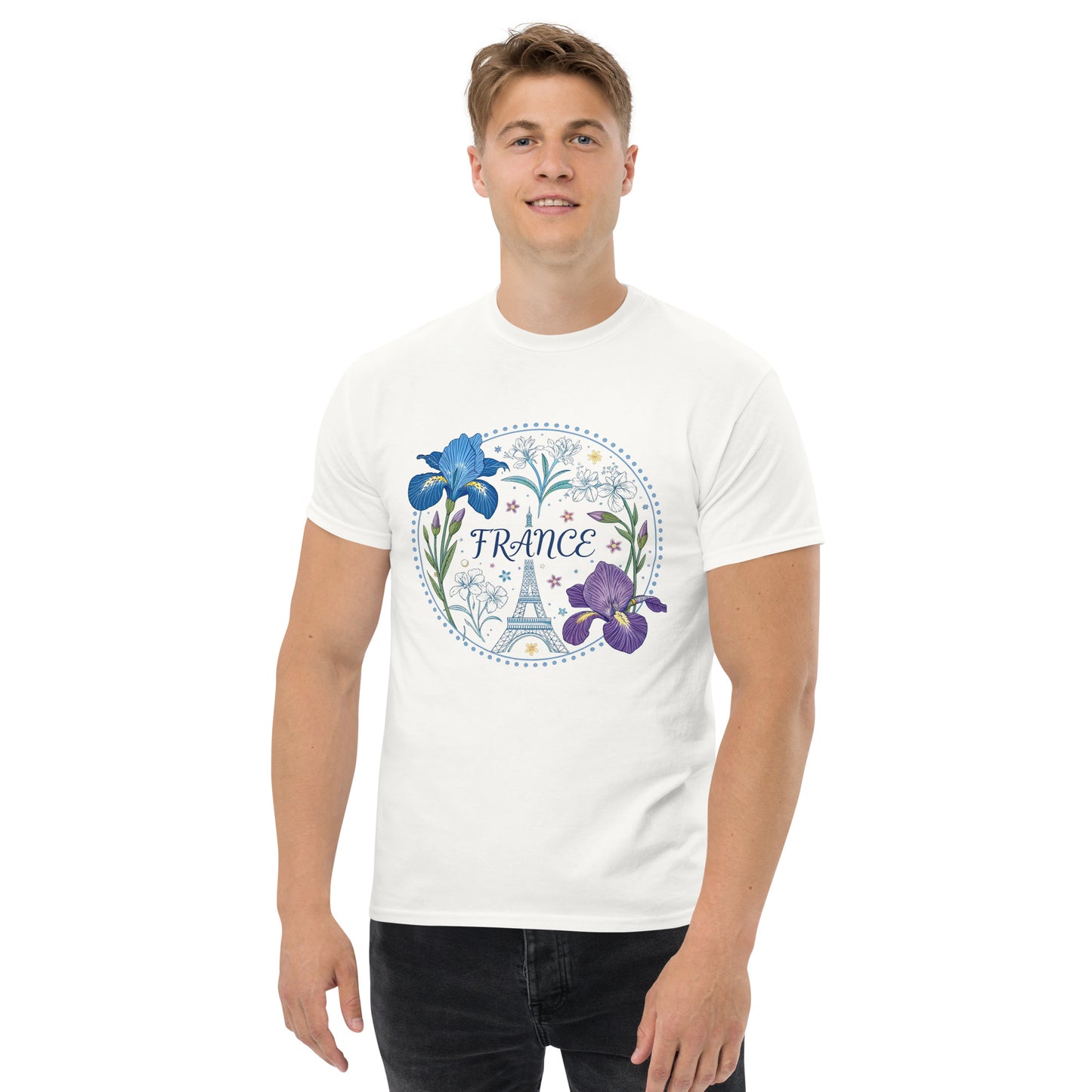 France - Unisex classic tee with print -RKM Inspiration - 55279972