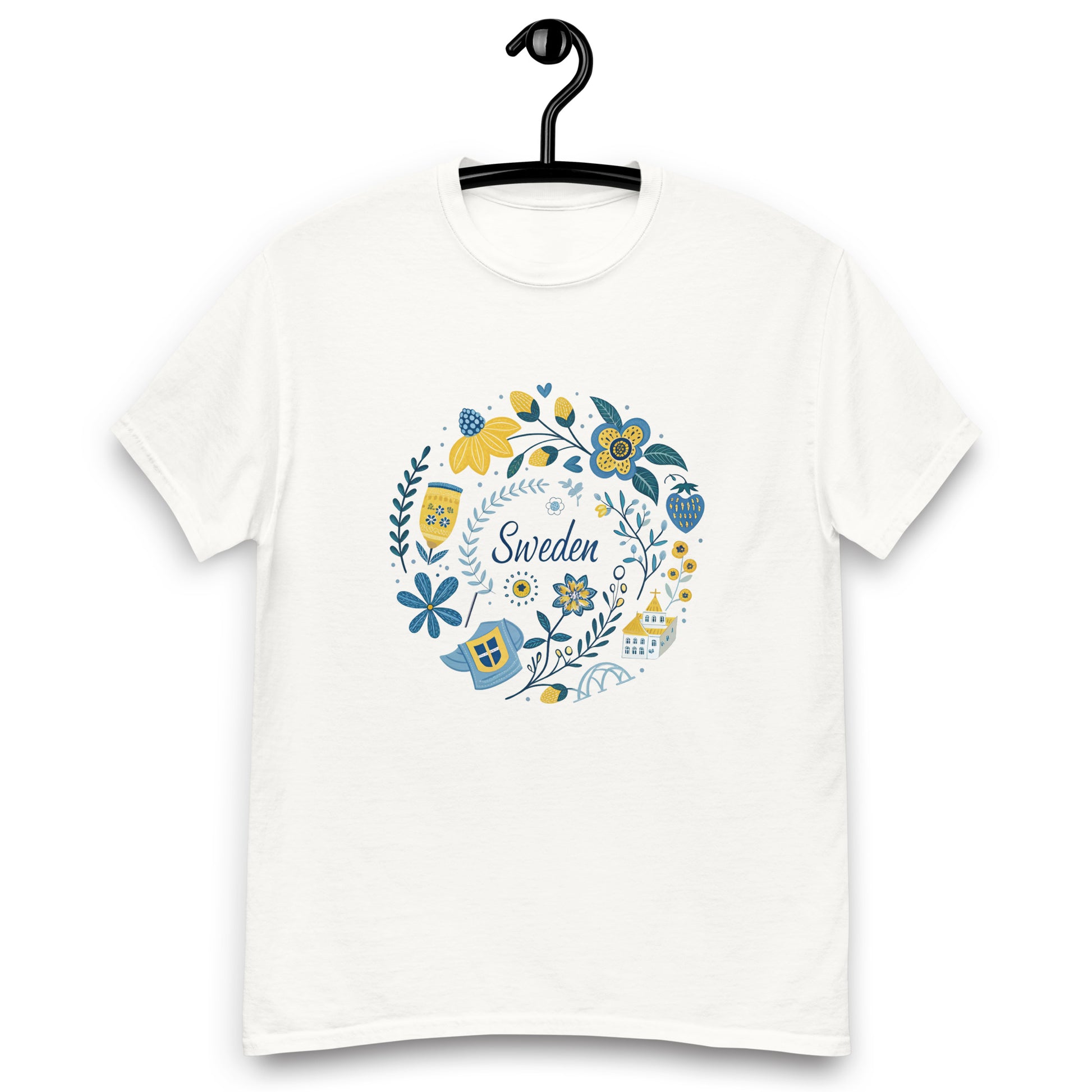 Sweden - Unisex classic tee with print -RKM Inspiration - 42109396