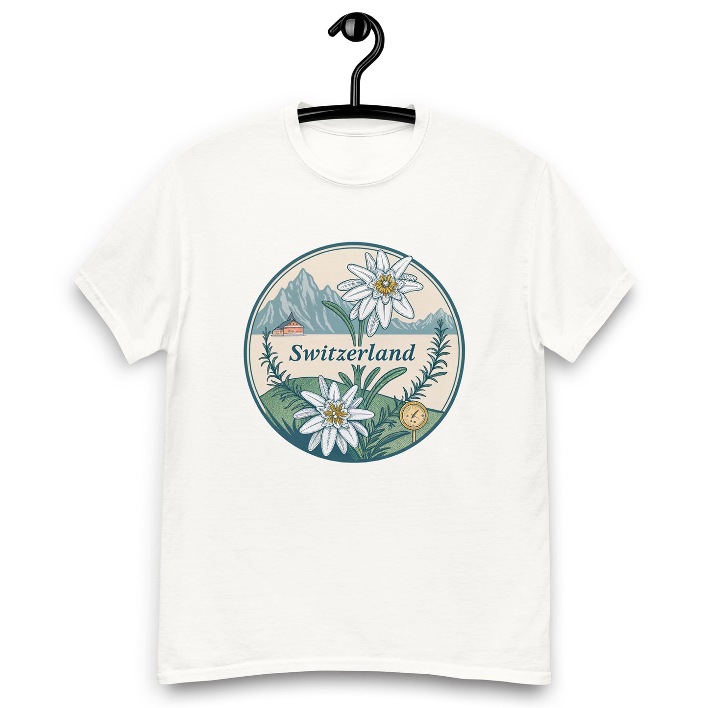 Switzerland - Unisex classic tee with print -RKM Inspiration - 96812617