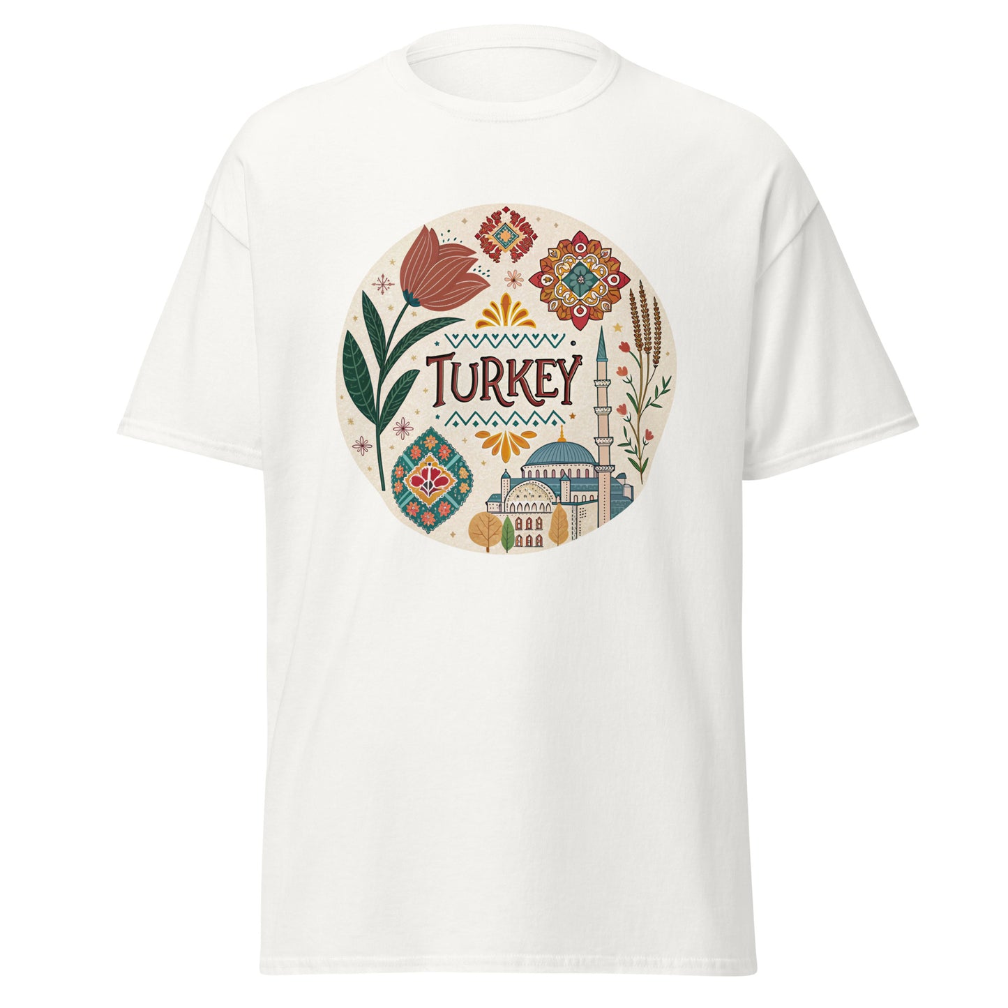 Turkey - Unisex classic tee with print -RKM Inspiration - 3639386