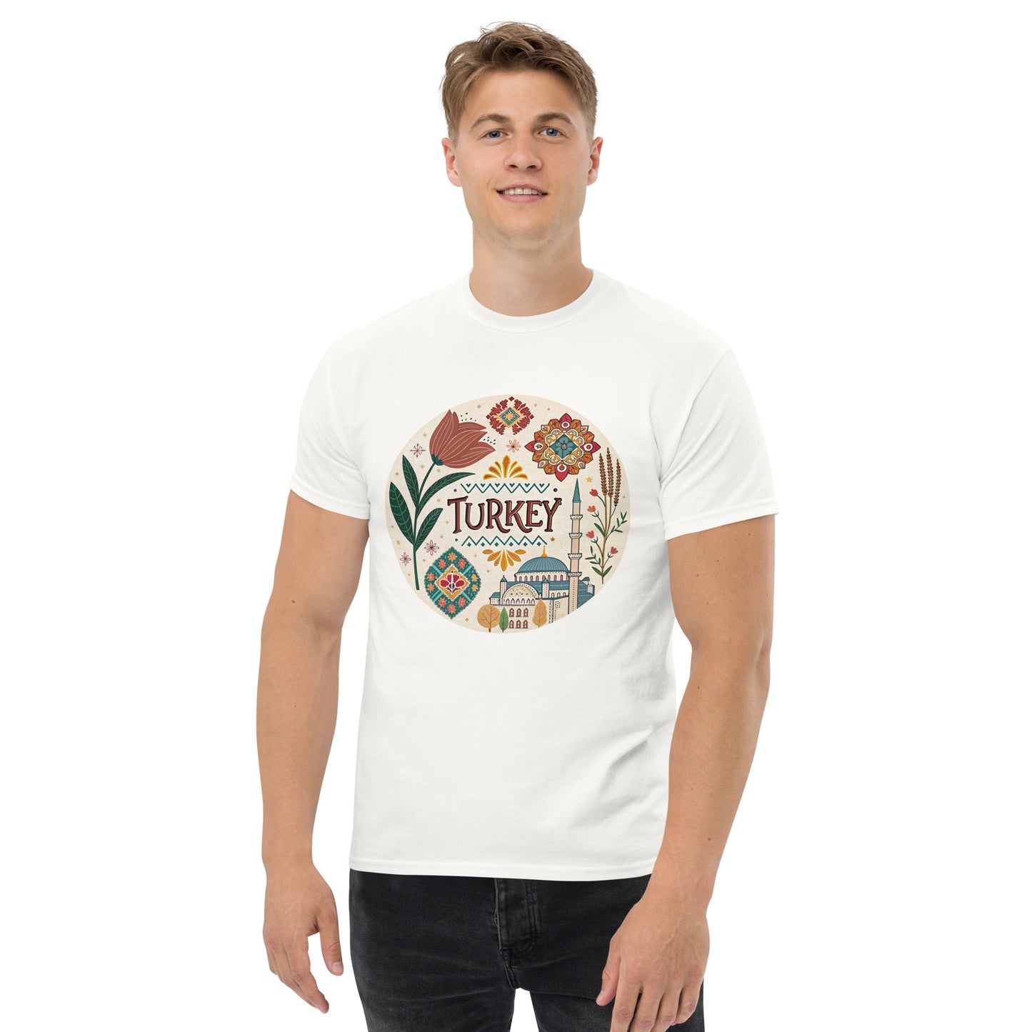Turkey - Unisex classic tee with print -RKM Inspiration - 64820856