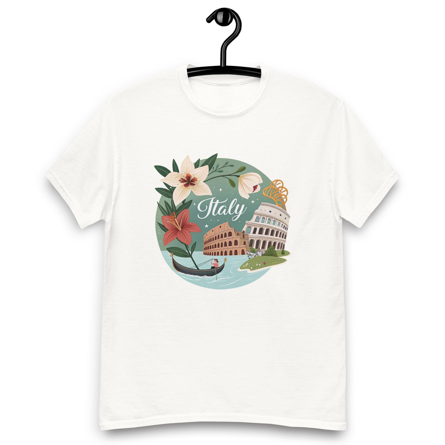 Italy - Unisex classic tee with print -RKM Inspiration - 38275243