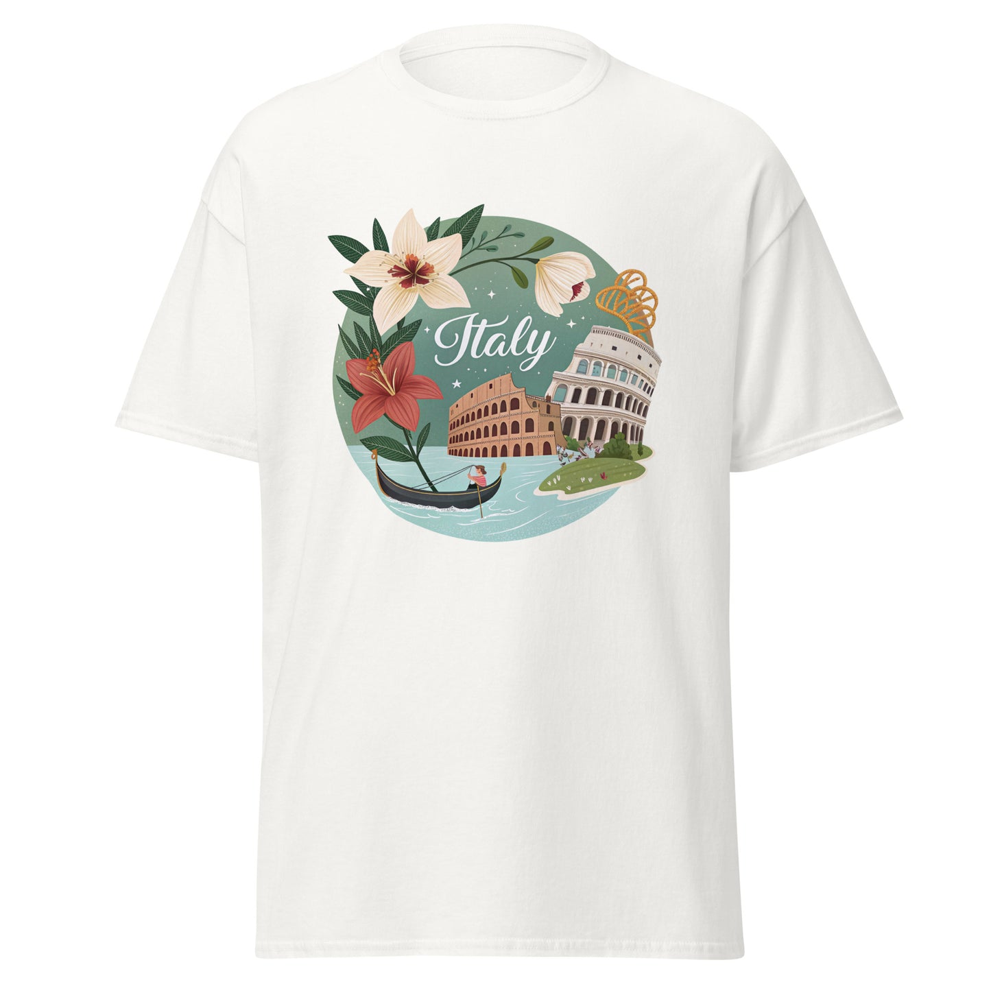 Italy - Unisex classic tee with print -RKM Inspiration - 34878230