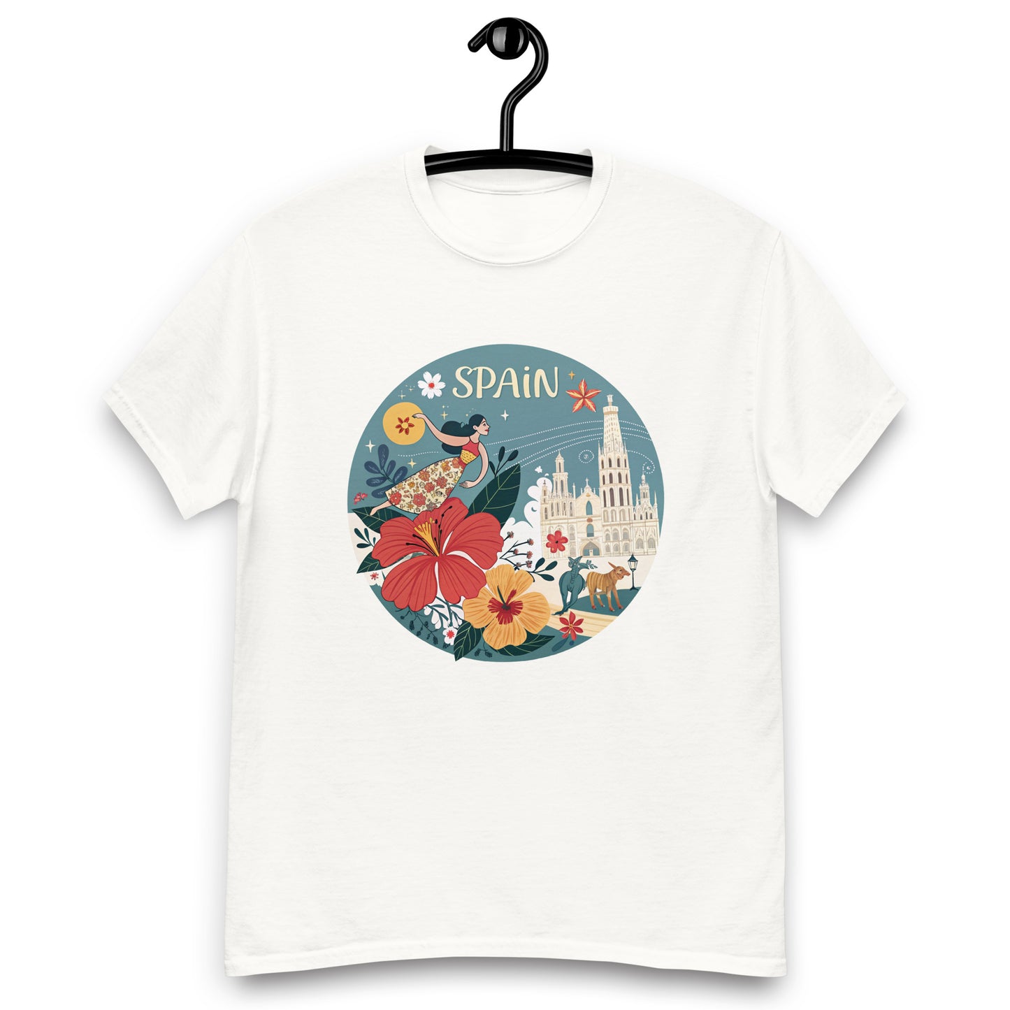 Spain - Unisex classic tee with print -RKM Inspiration - 89816677
