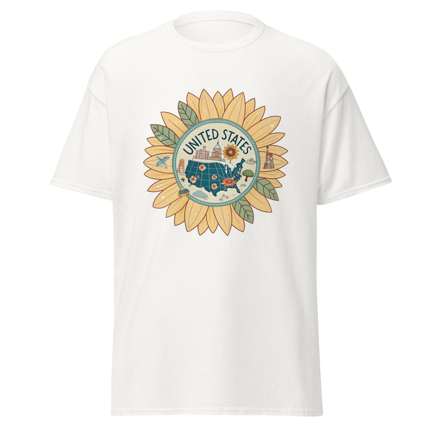 United States - Unisex classic tee with print -RKM Inspiration - 47958578