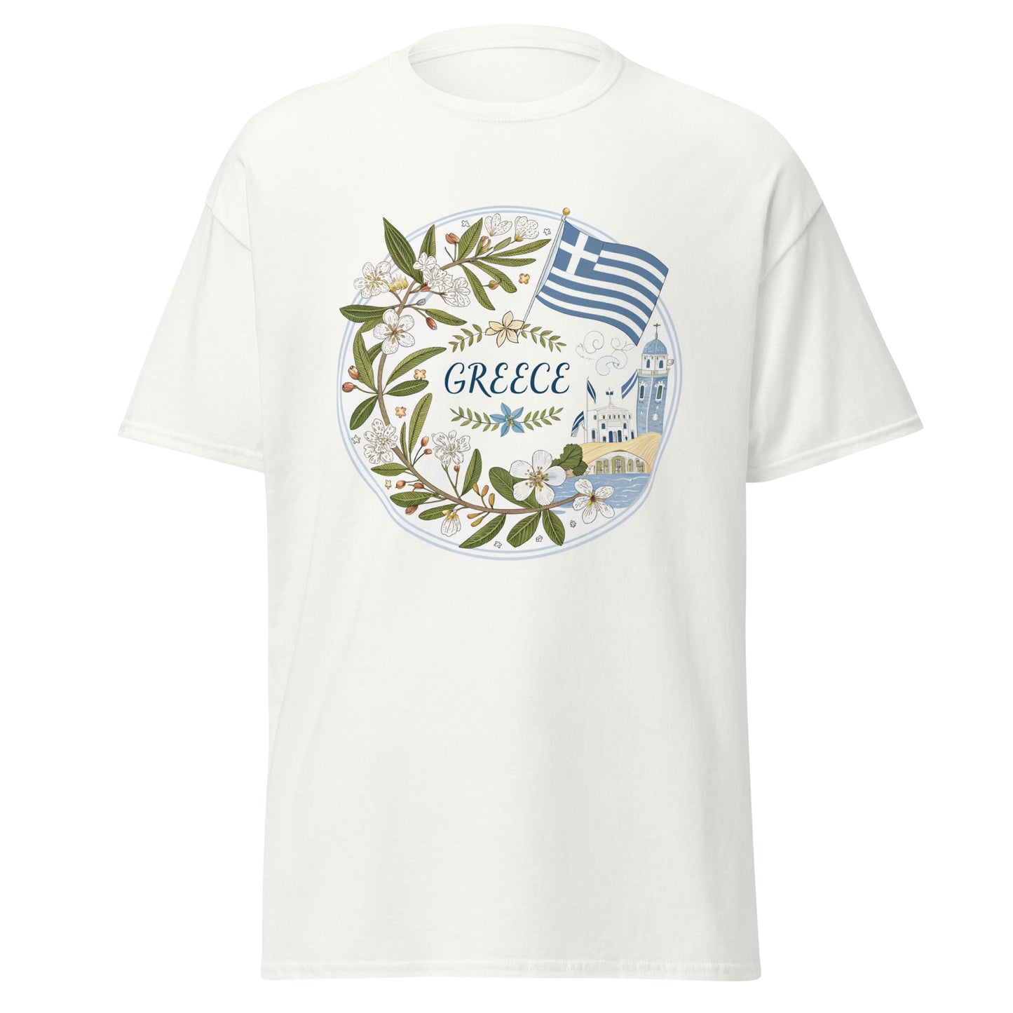 Greece - Unisex classic tee with print -RKM Inspiration - 26213302