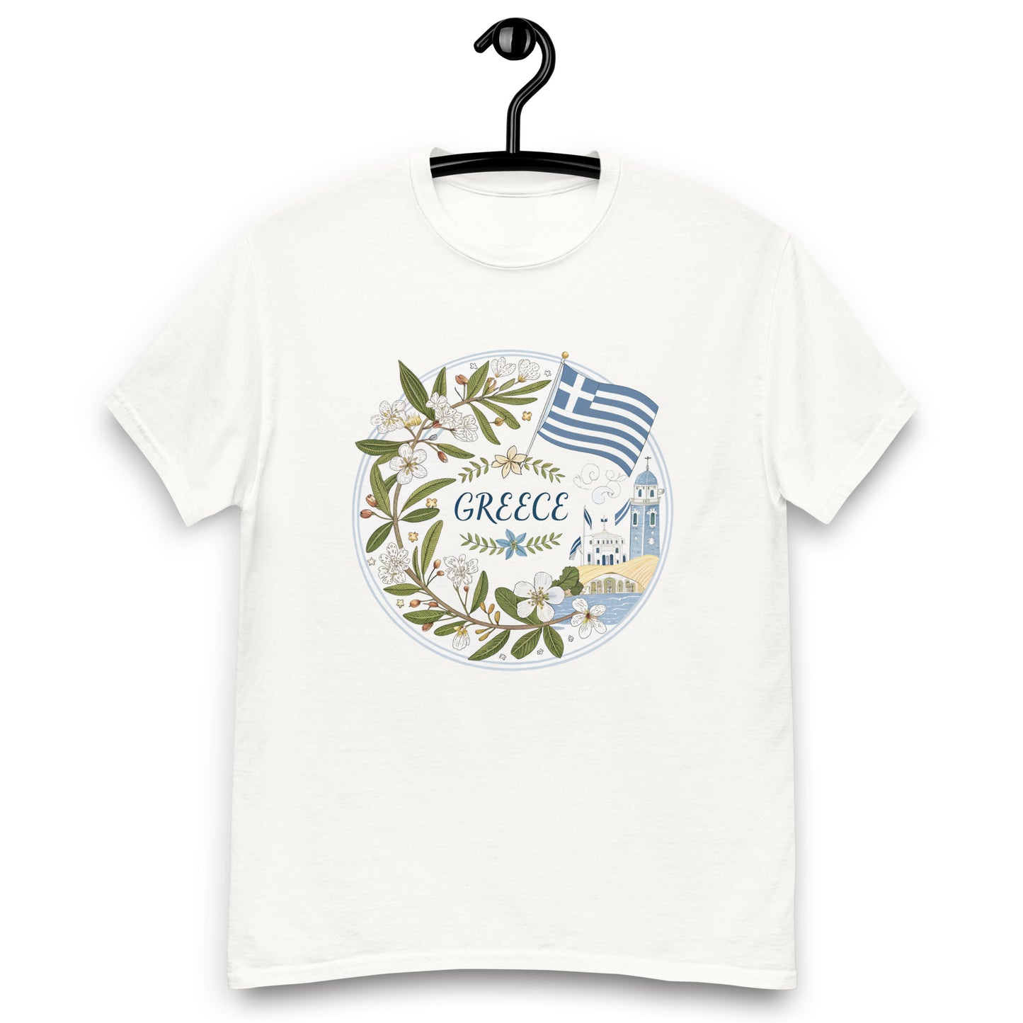 Greece - Unisex classic tee with print -RKM Inspiration - 50377895