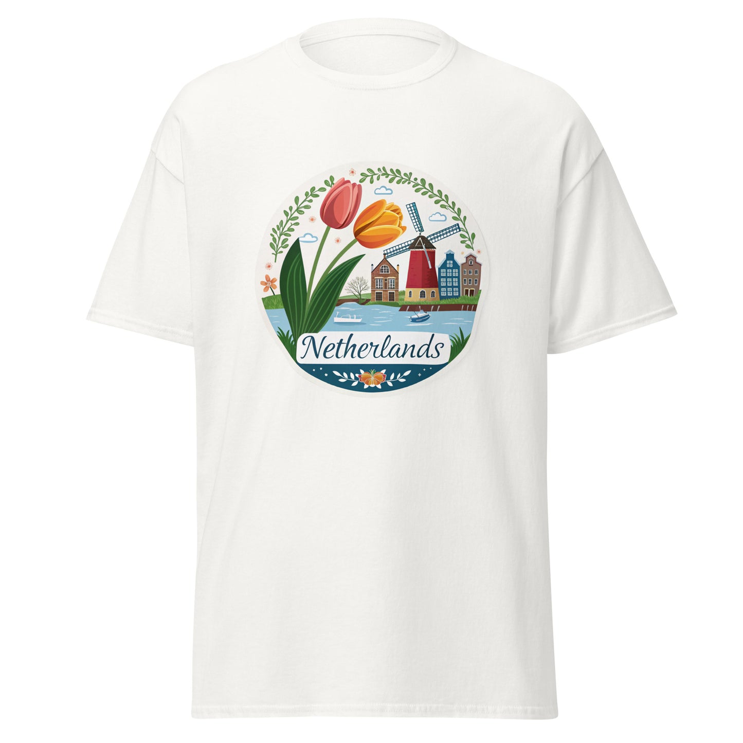 Netherlands - Unisex classic tee with print -RKM Inspiration - 46427522