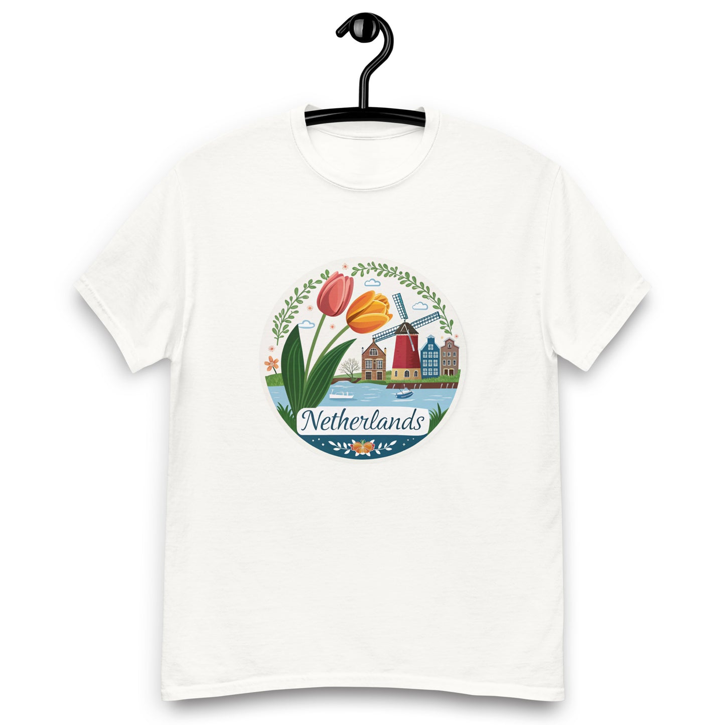 Netherlands - Unisex classic tee with print -RKM Inspiration - 61625264