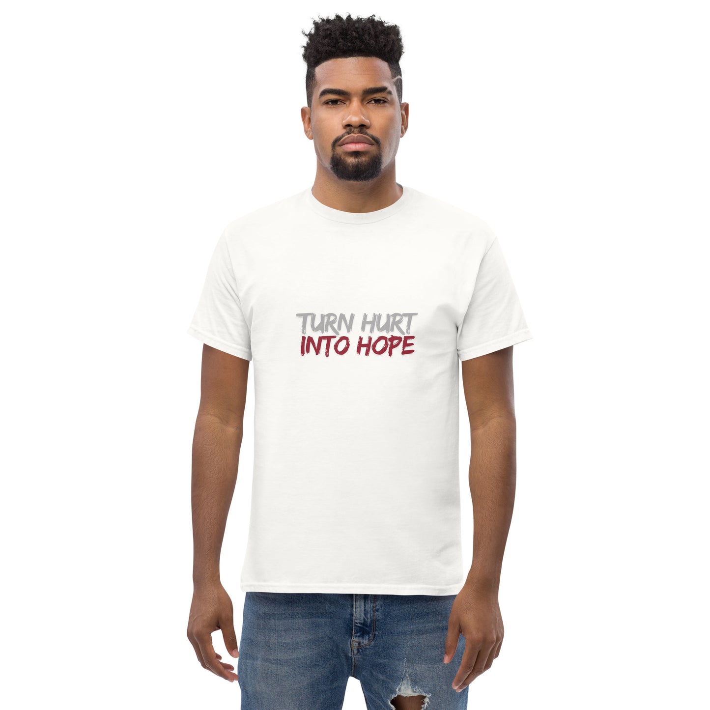 Christian Inspirational T-Shirt - Turn Hurt Into Hope -RKM Inspiration - 28224109