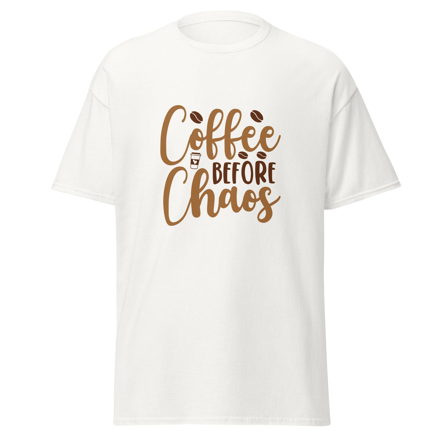 Coffee Before Chaos Shirt – Unisex Classic Tee Print -RKM Inspiration - 65103630