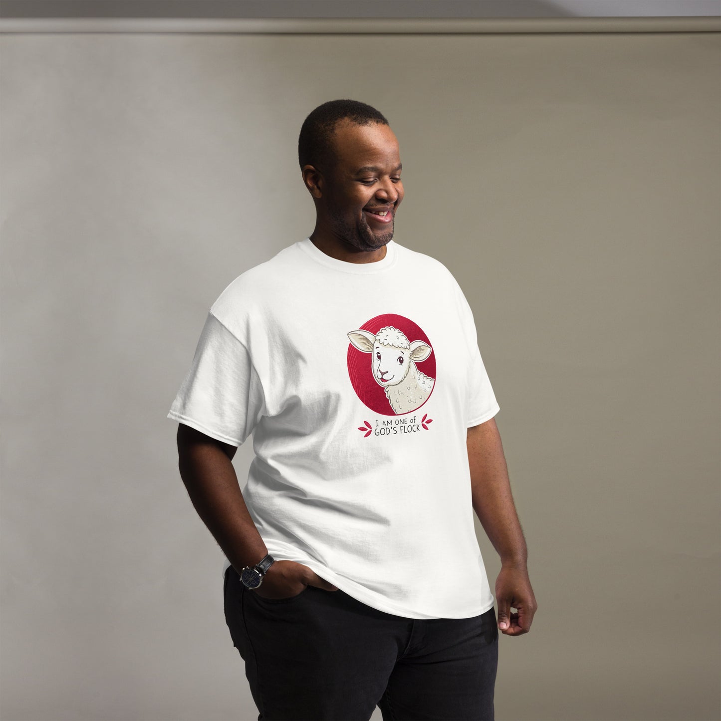 Christian Inspirational T-Shirt - One of God's Flock -RKM Inspiration - 5387423