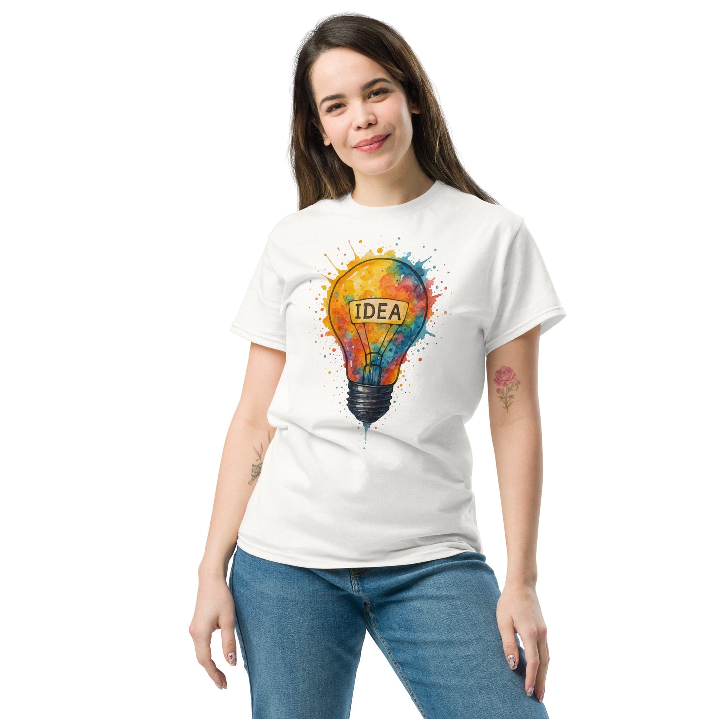 Bulb - Unisex classic tee with print -RKM Inspiration - 91327479