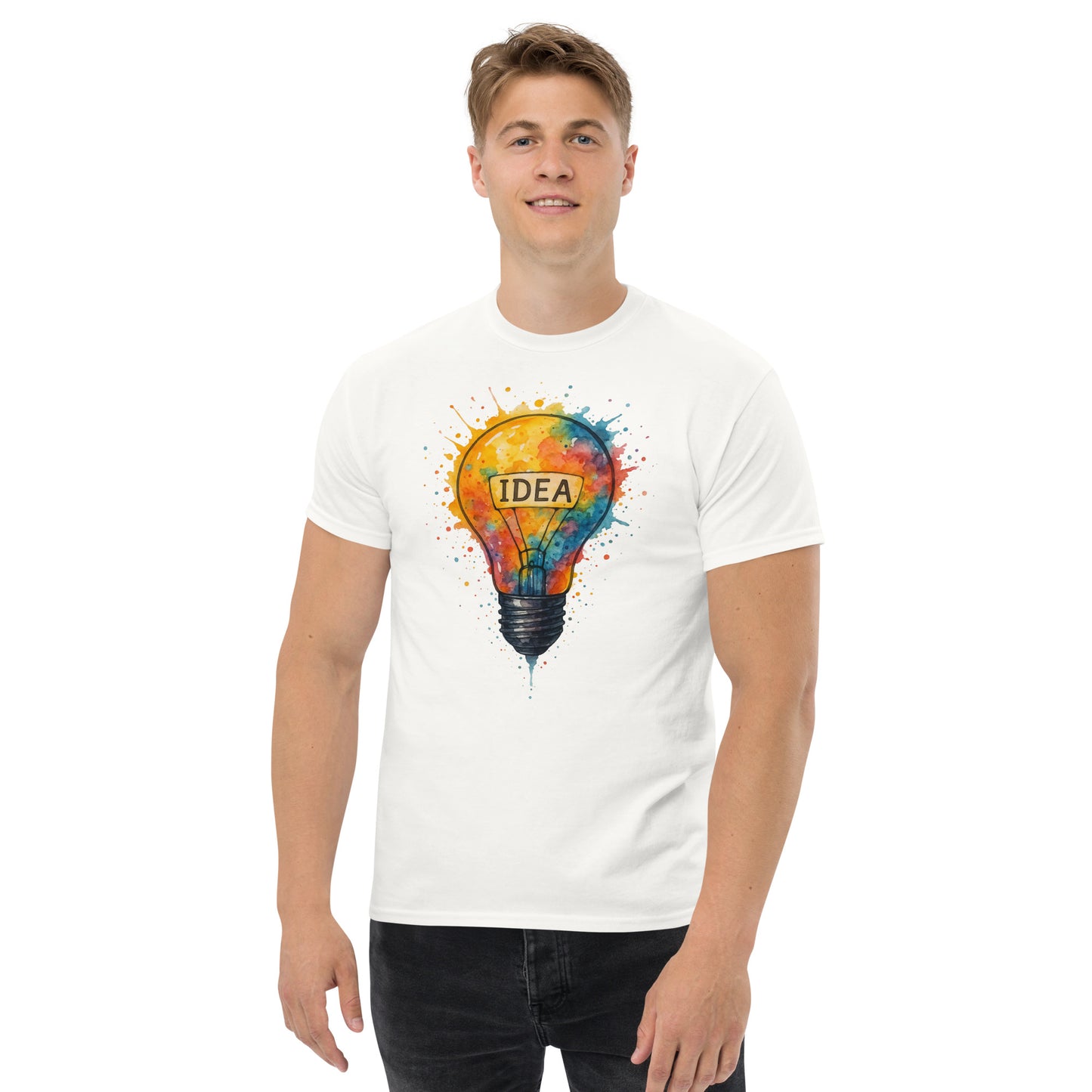 Bulb - Unisex classic tee with print -RKM Inspiration - 46354464