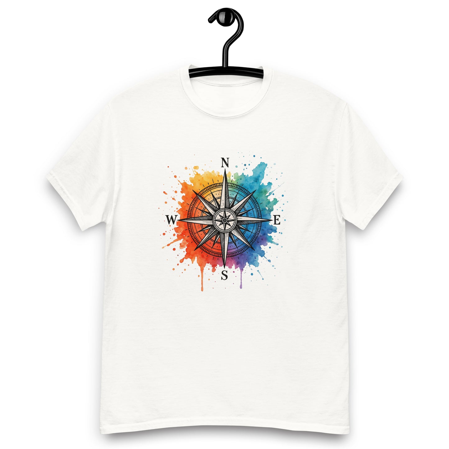 Compass - Unisex classic tee with print -RKM Inspiration - 22008196