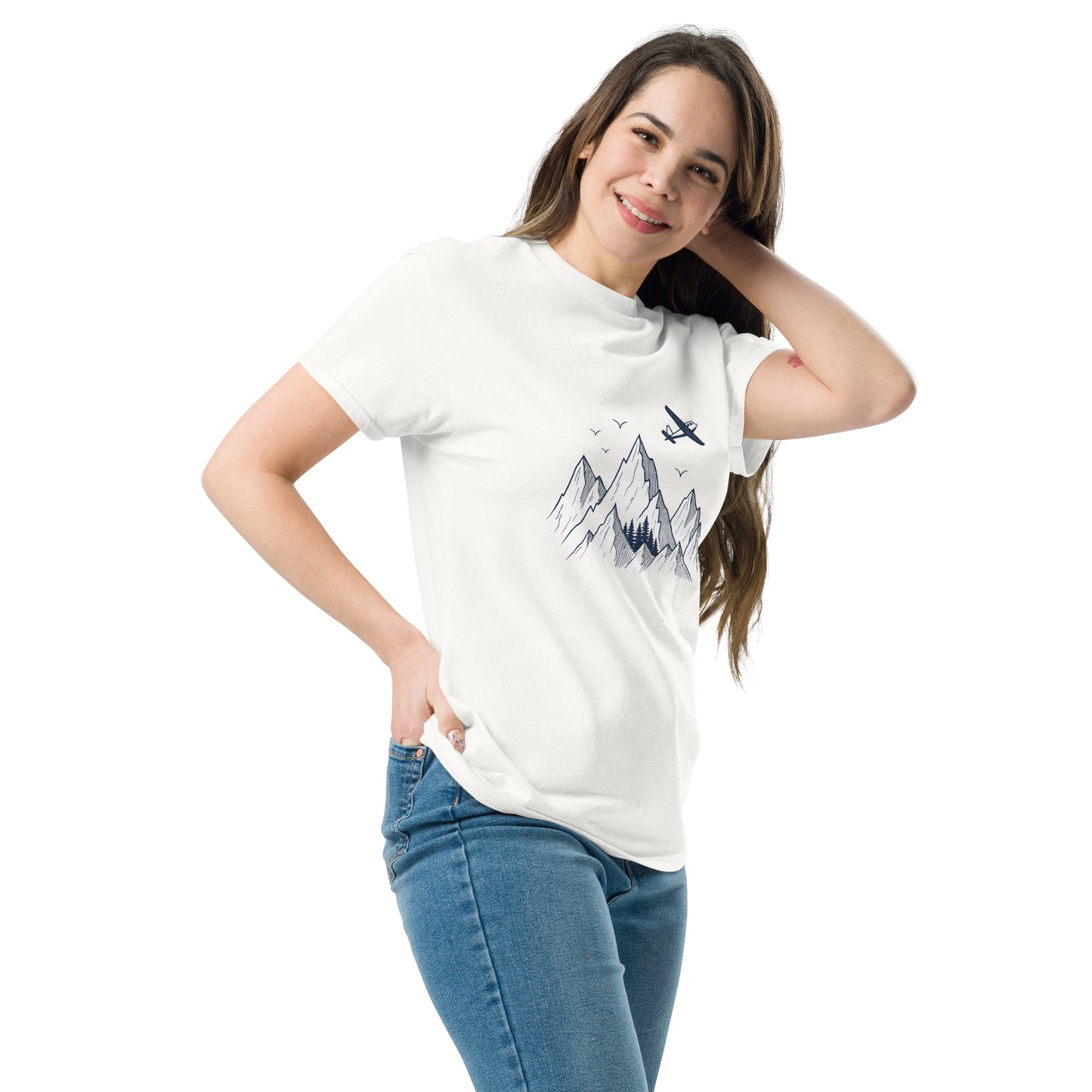 Mountain Peaks - Unisex classic tee with print -RKM Inspiration - 45082259