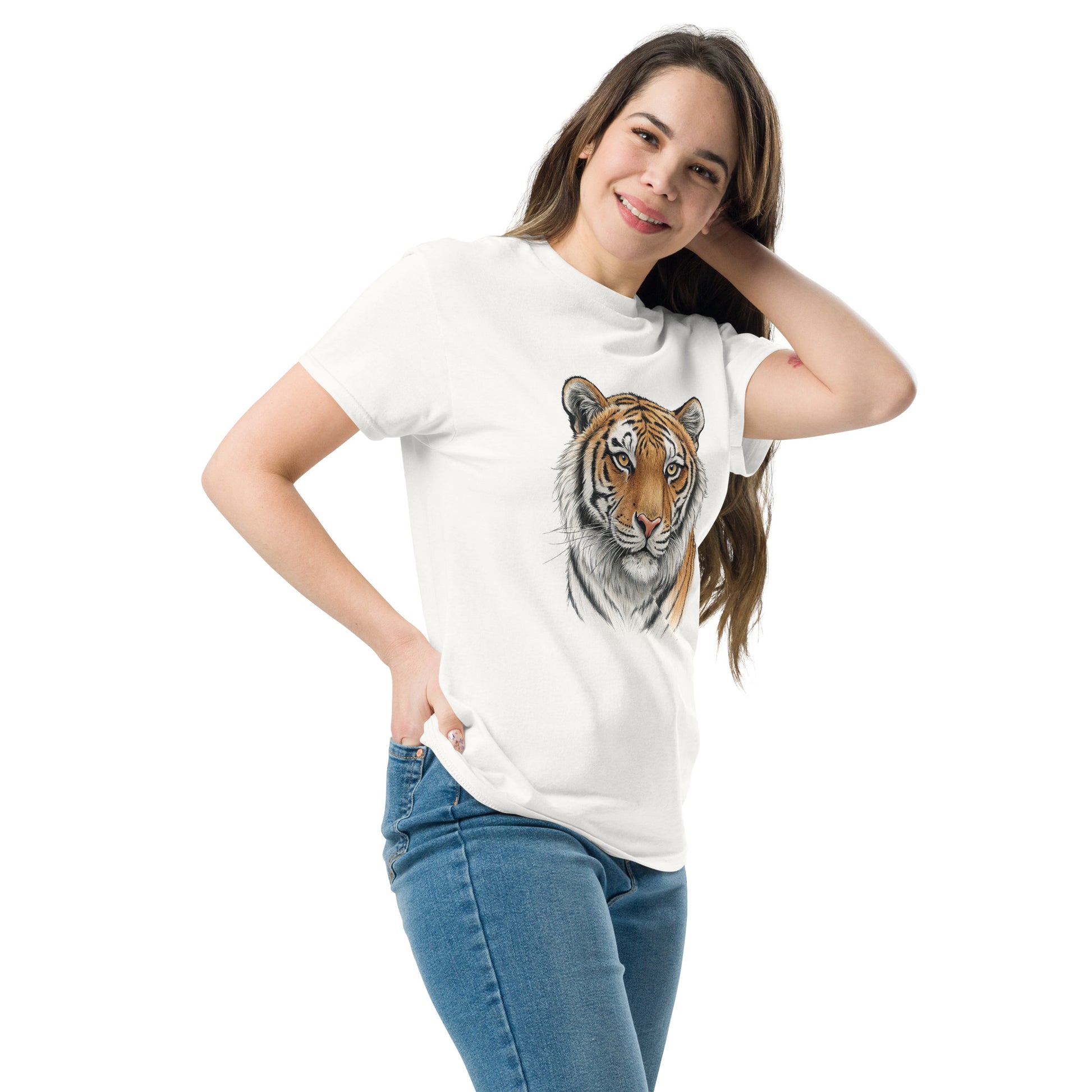 Tiger - Unisex classic tee with print -RKM Inspiration - 27057885