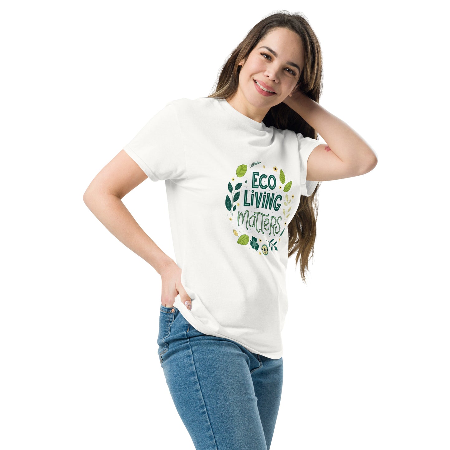 Eco Living Matters Tee with Print -RKM Inspiration - 84913160