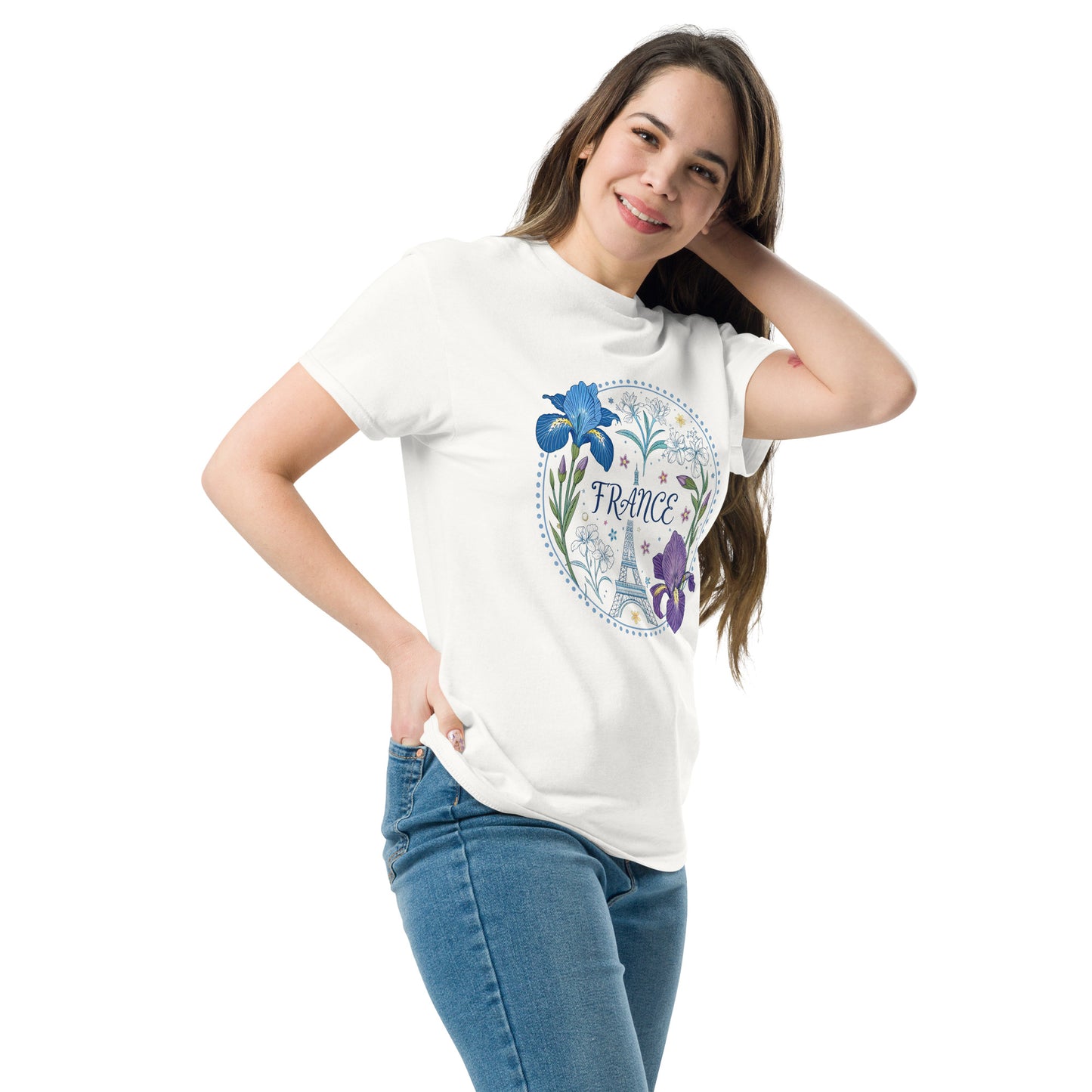 France - Unisex classic tee with print -RKM Inspiration - 61347941