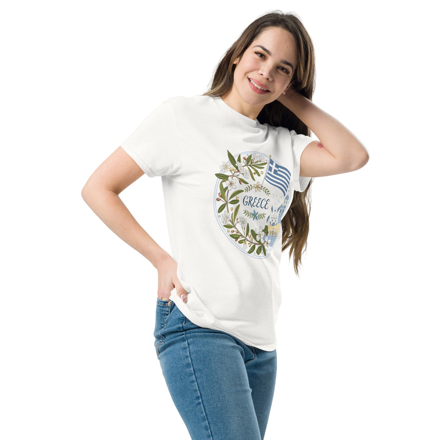 Greece - Unisex classic tee with print -RKM Inspiration - 66106042