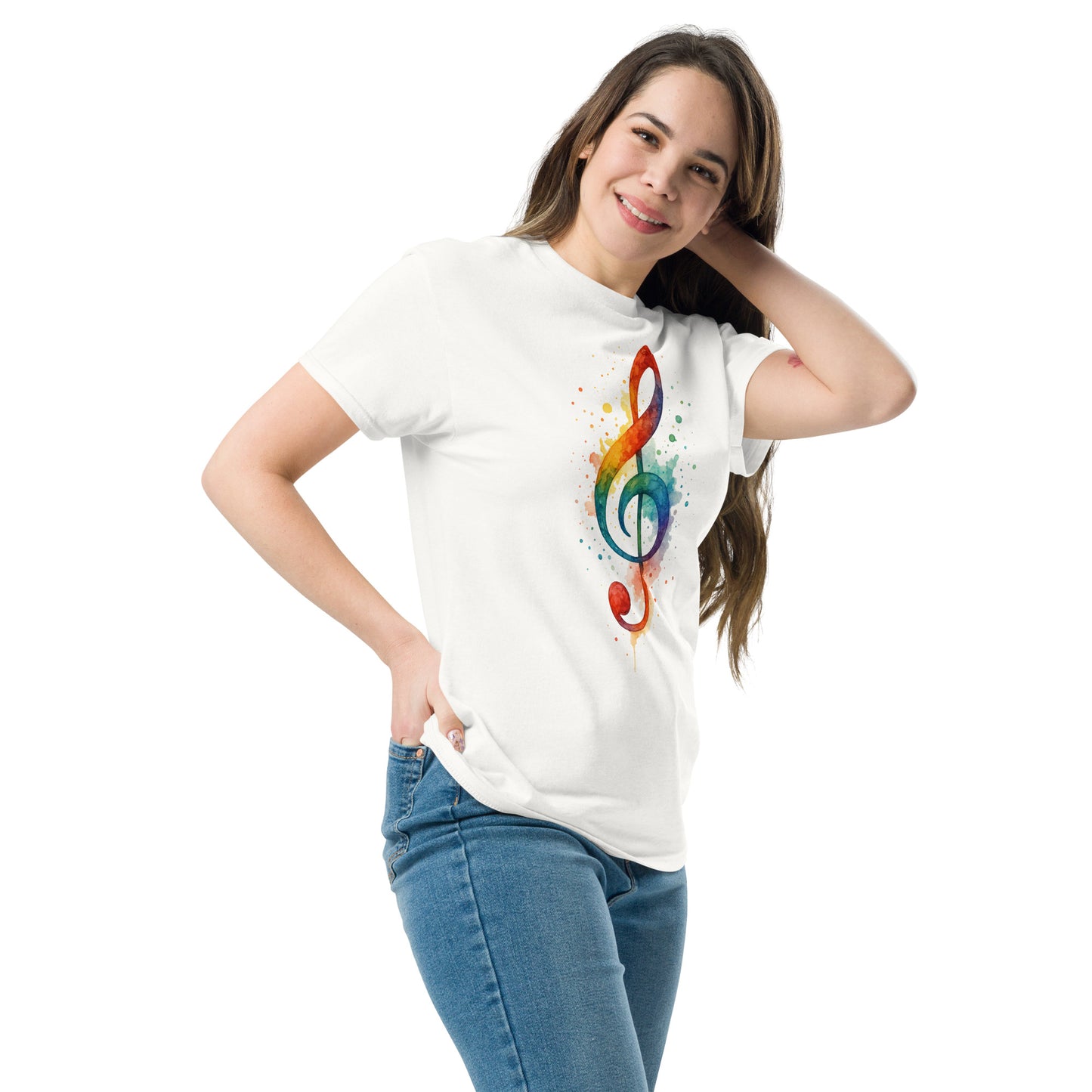 Music Note - Unisex classic tee with print -RKM Inspiration - 73287258