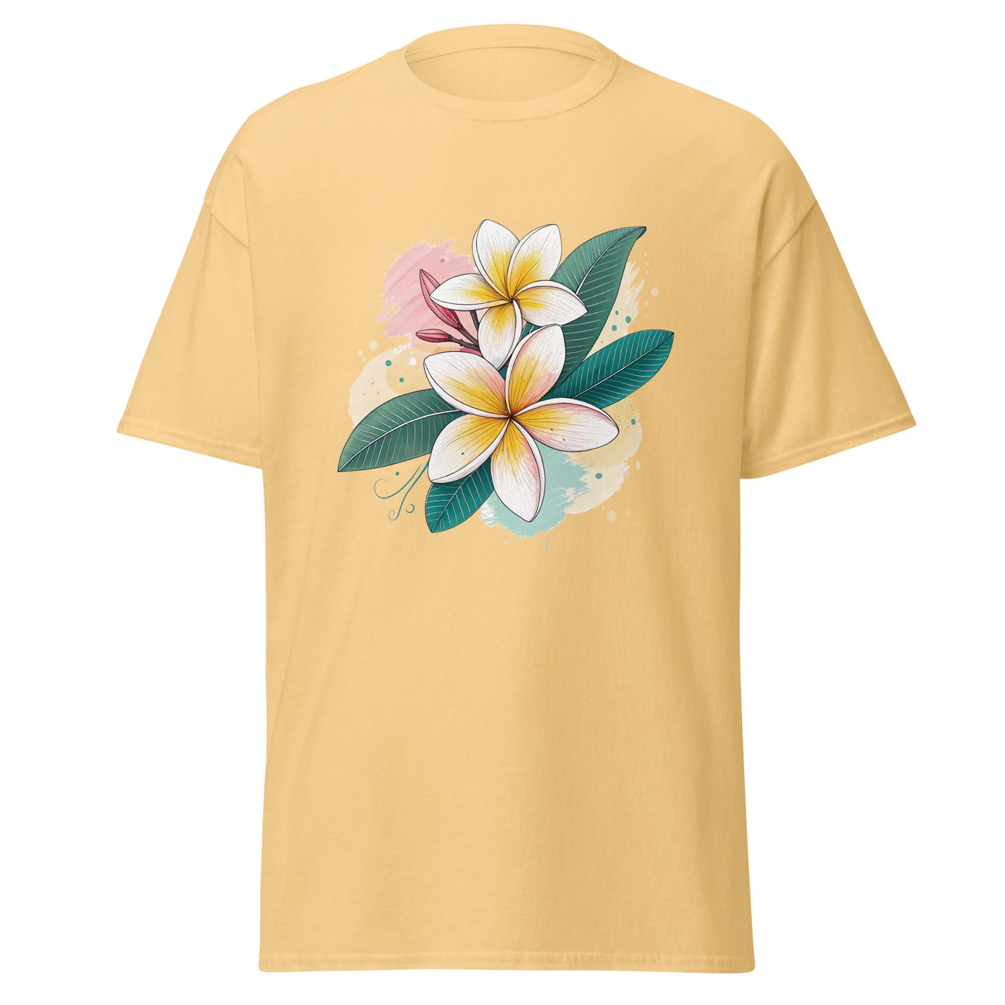 Frangipani - Unisex classic tee with print -RKM Inspiration - 41902556