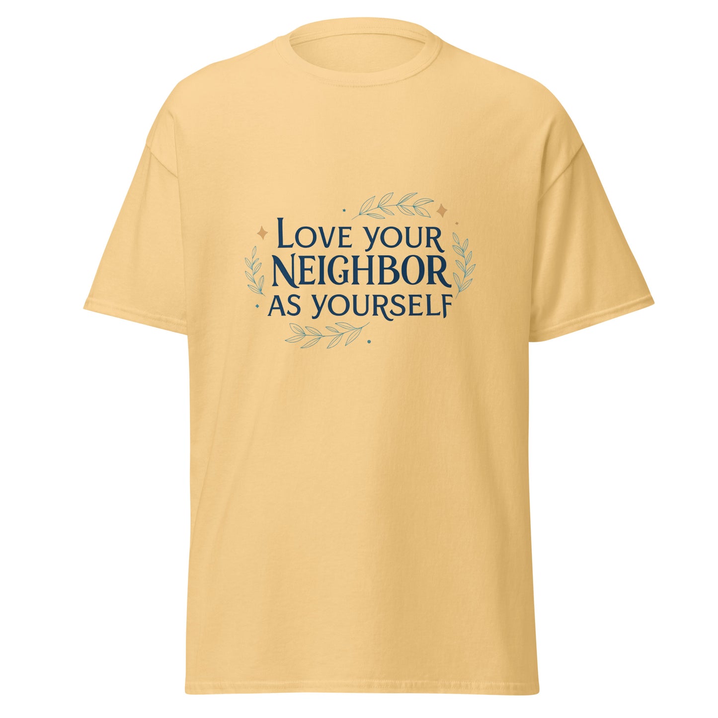 Christian Inspirational T-Shirt - Love Your Neighbor -RKM Inspiration - 44266501