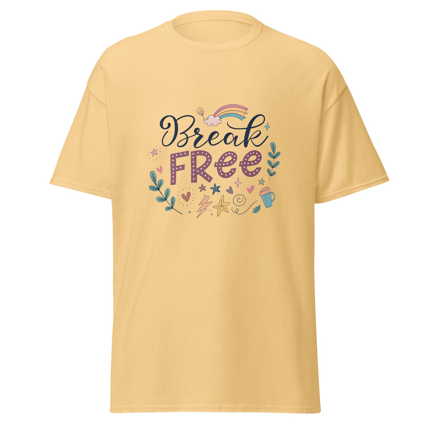 Break Free - Unisex classic tee with print -RKM Inspiration - 62124951