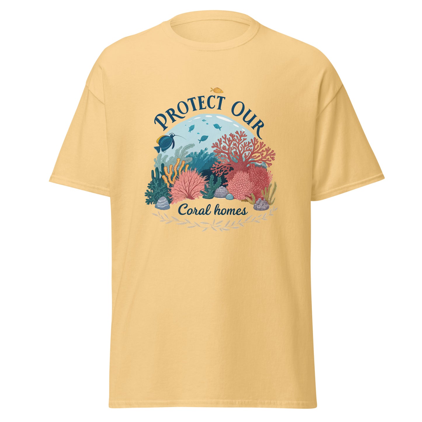 Protect Our Coral Home 2 - tee with print -RKM Inspiration - 11097282