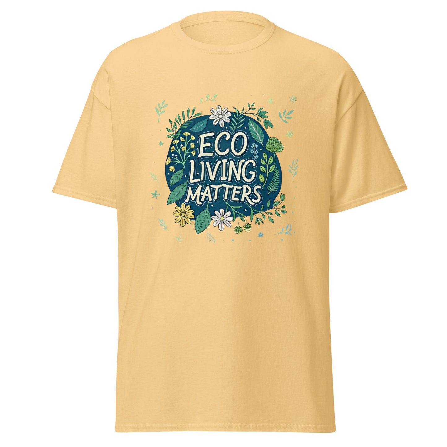 Eco Living Matters - Unisex classic tee with print -RKM Inspiration - 11678721