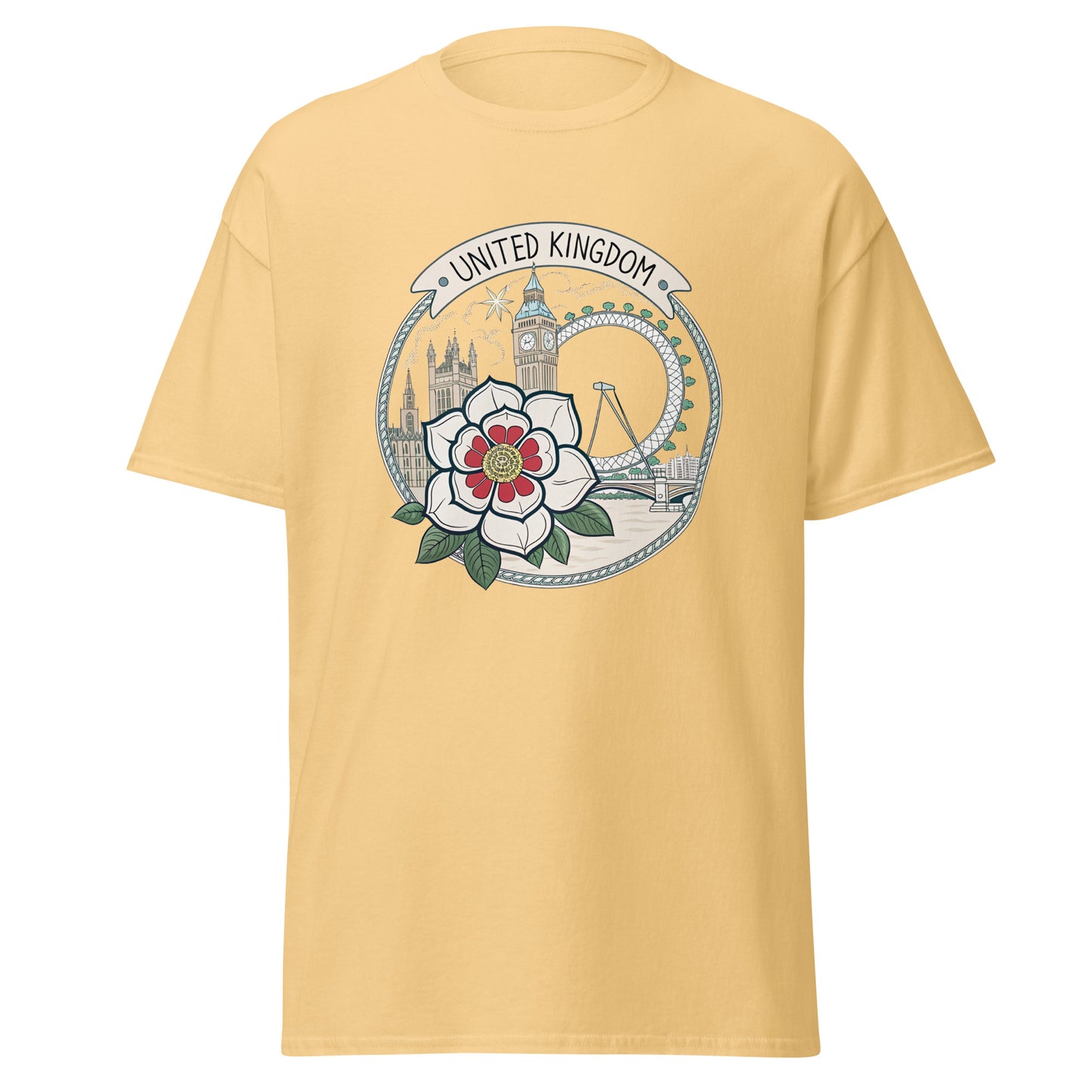 United Kingdom - Unisex classic tee with print -RKM Inspiration - 16078441