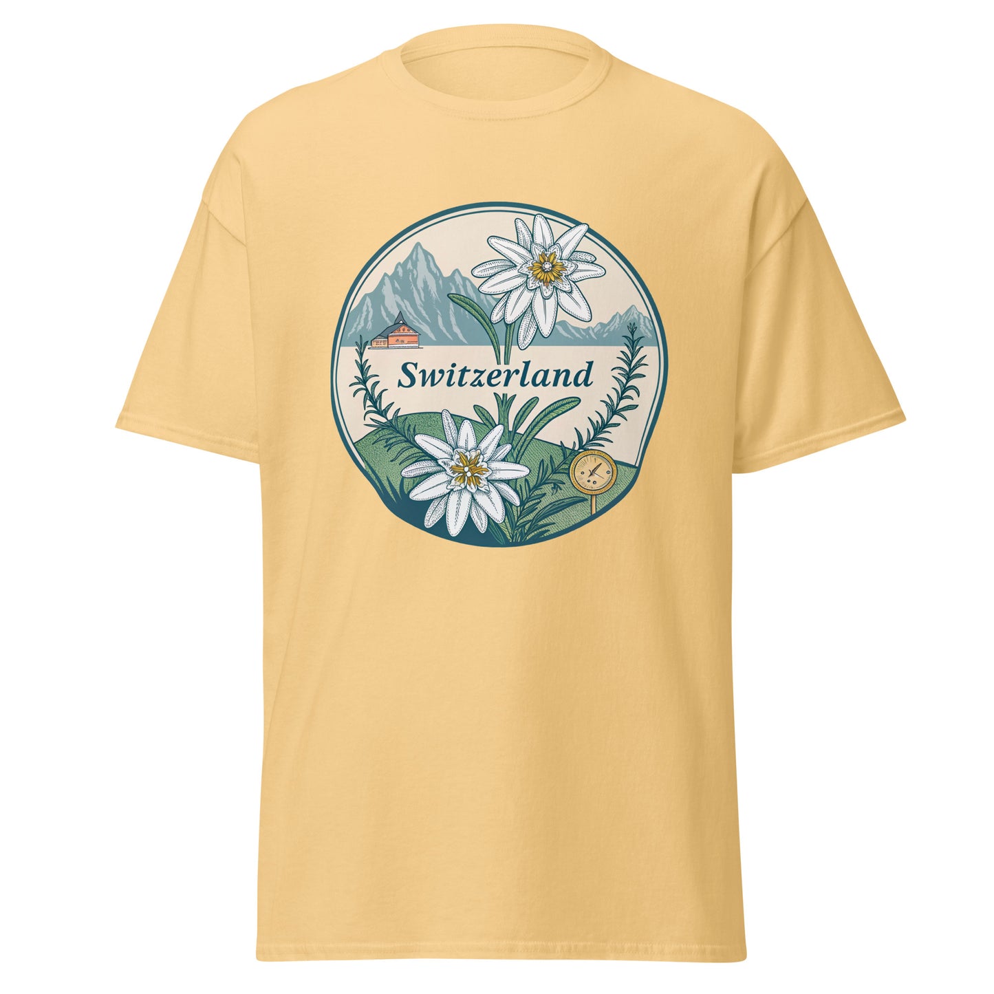Switzerland - Unisex classic tee with print -RKM Inspiration - 81794255