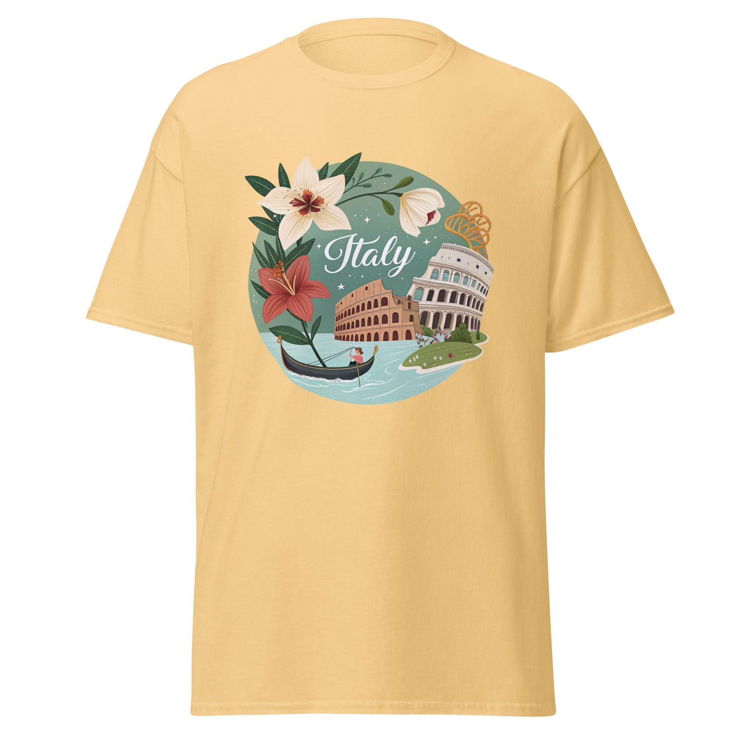 Italy - Unisex classic tee with print -RKM Inspiration - 63673328