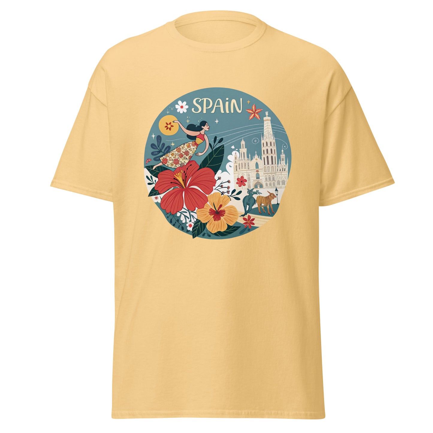 Spain - Unisex classic tee with print -RKM Inspiration - 2292636