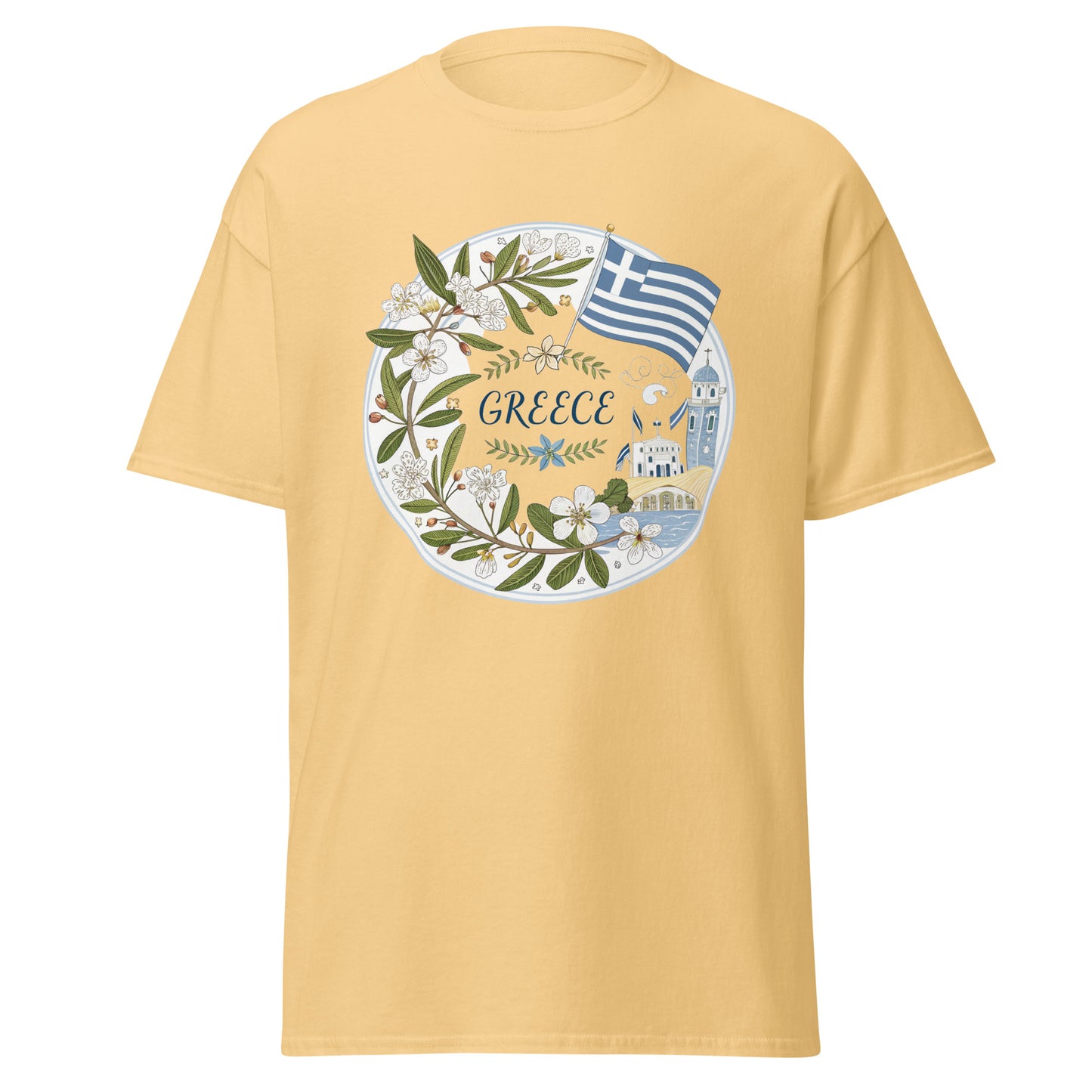 Greece - Unisex classic tee with print -RKM Inspiration - 56634863