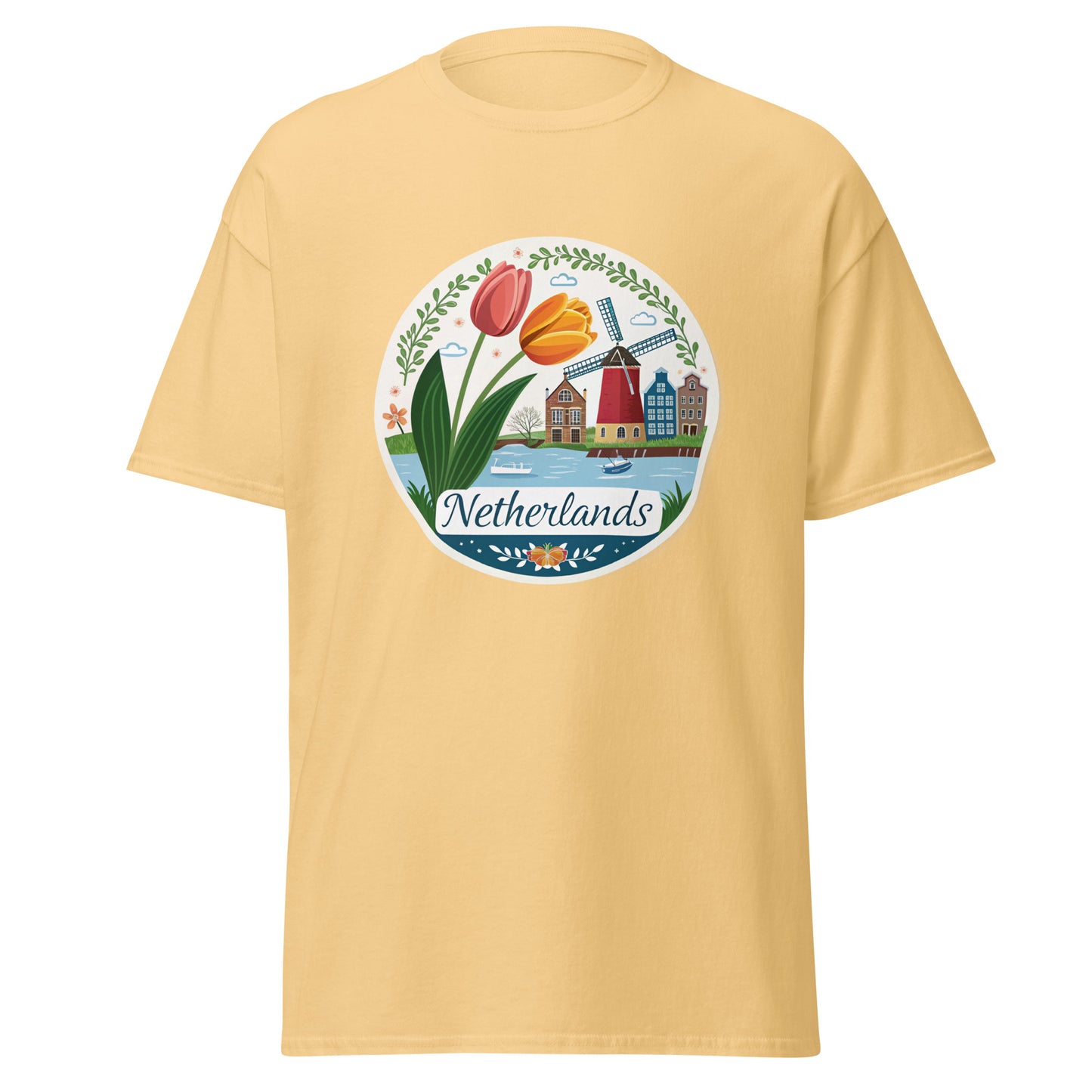 Netherlands - Unisex classic tee with print -RKM Inspiration - 4849344